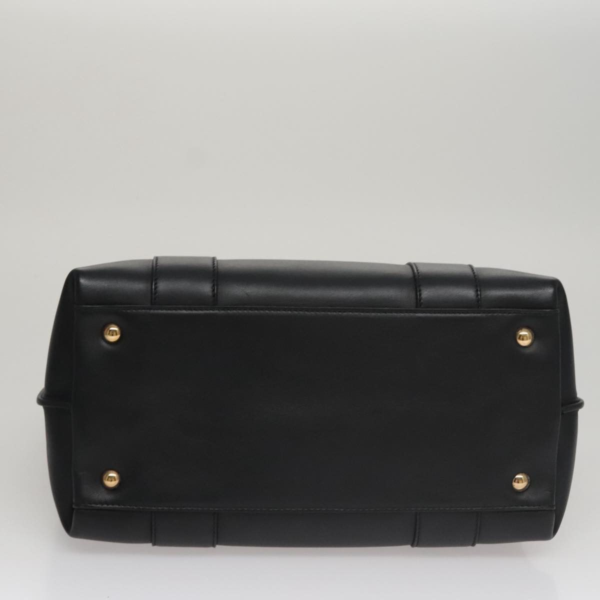 Salvatore Ferragamo Sookie Black Leather Handbag (Pre-Owned) Size ONE SIZE - 6 Thumbnail