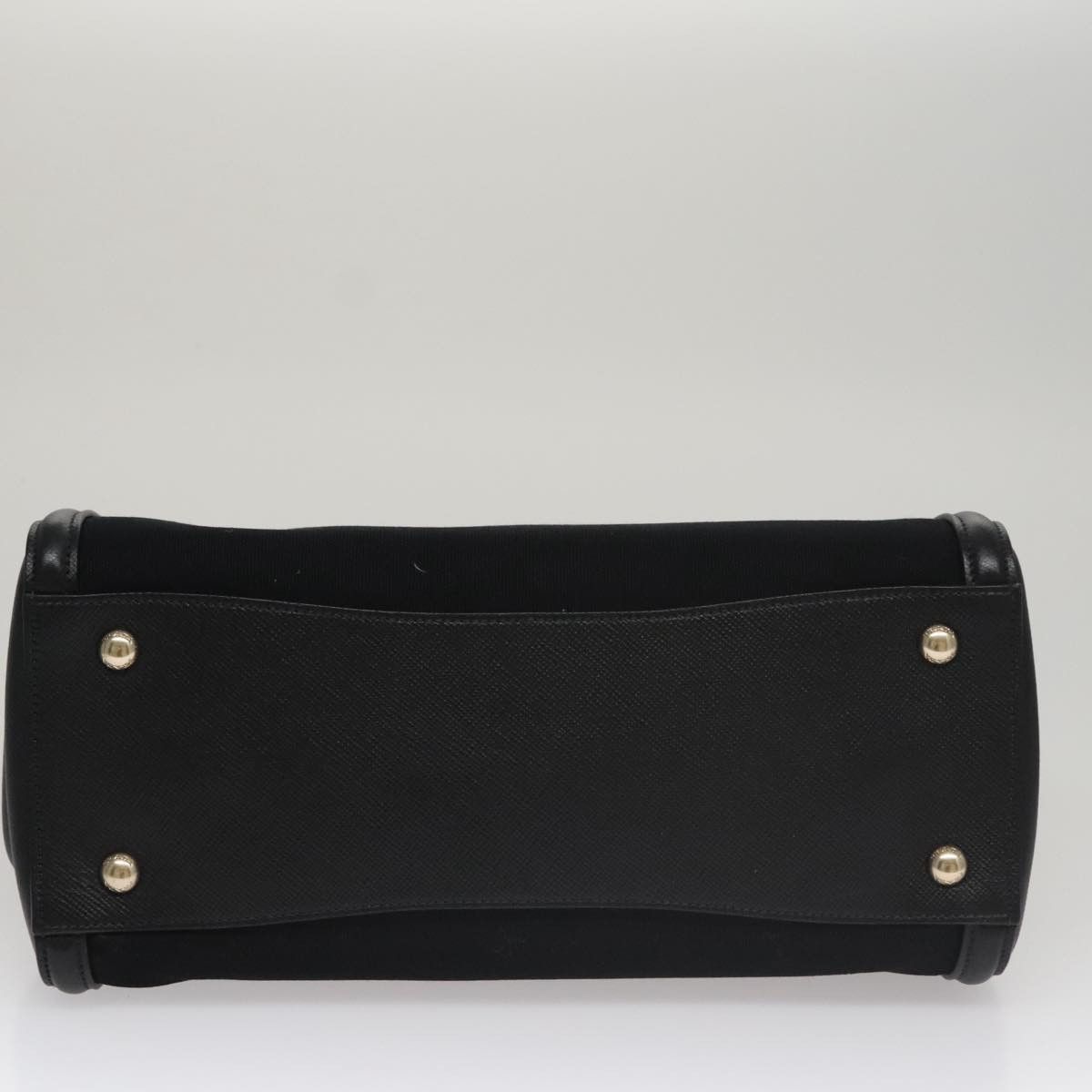 Prada Canapa Black Leather Handbag (Pre-Owned) Size ONE SIZE - 20 Thumbnail