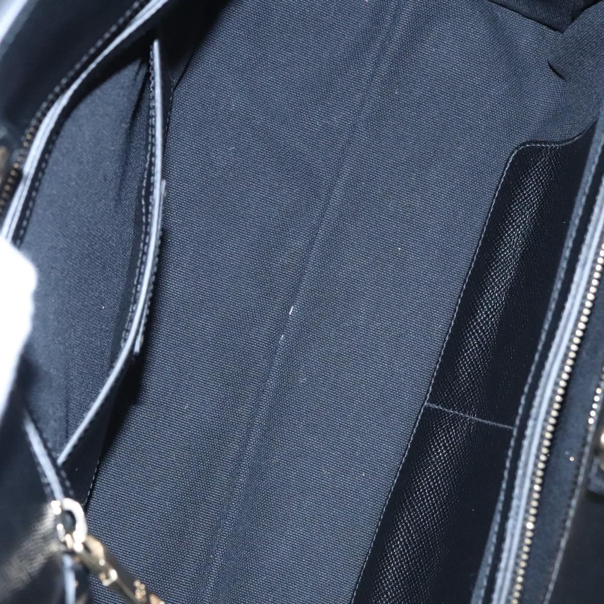 Prada Canapa Black Leather Handbag (Pre-Owned) Size ONE SIZE - 13 Thumbnail