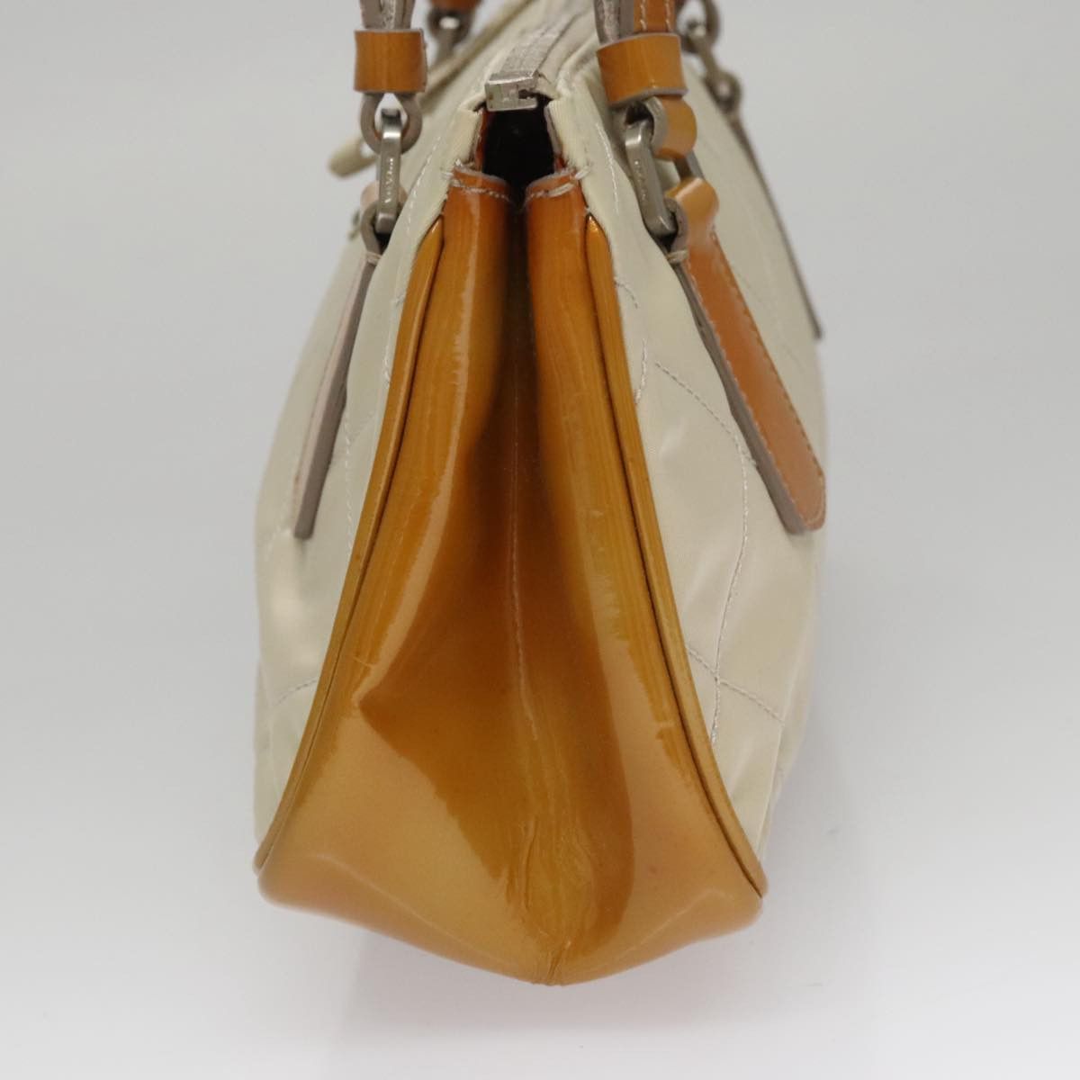 Prada Tessuto Beige Synthetic Shoulder Bag (Pre-Owned) Size ONE SIZE - 3 Thumbnail