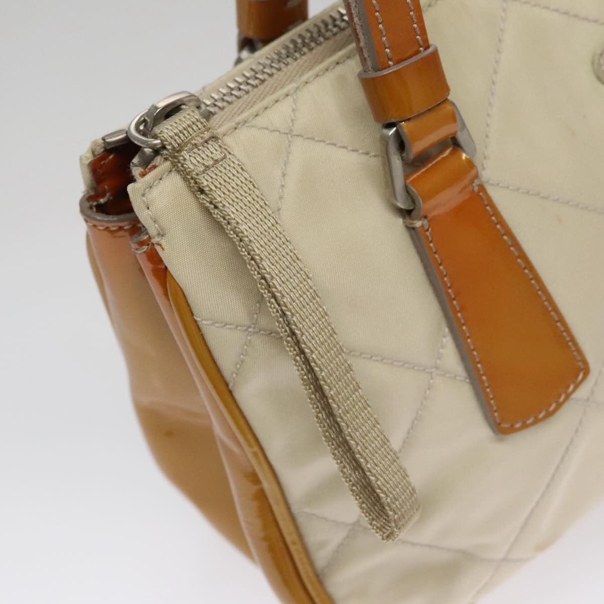 Prada Tessuto Beige Synthetic Shoulder Bag (Pre-Owned) Size ONE SIZE - 13 Thumbnail