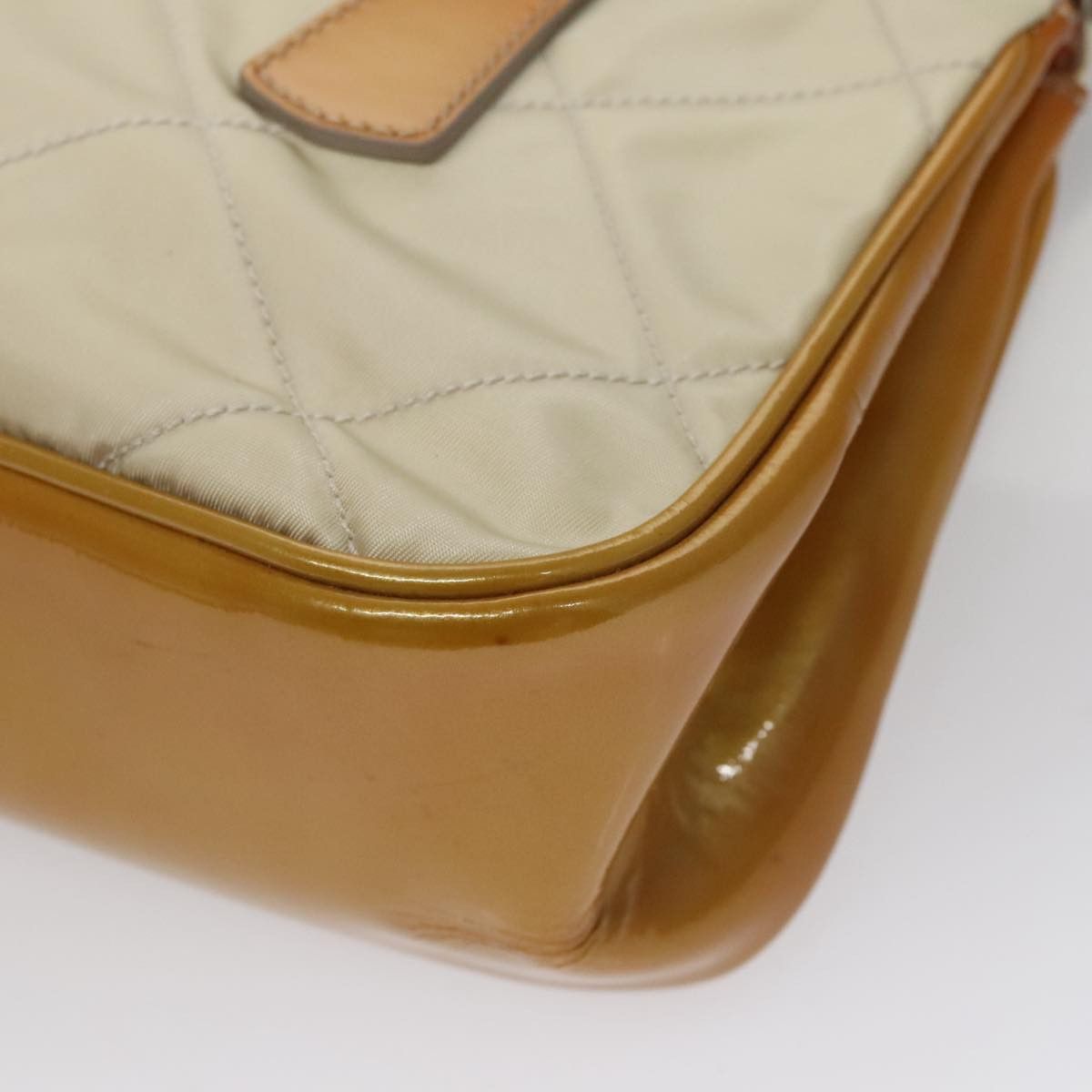 Prada Tessuto Beige Synthetic Shoulder Bag (Pre-Owned) Size ONE SIZE - 7 Thumbnail