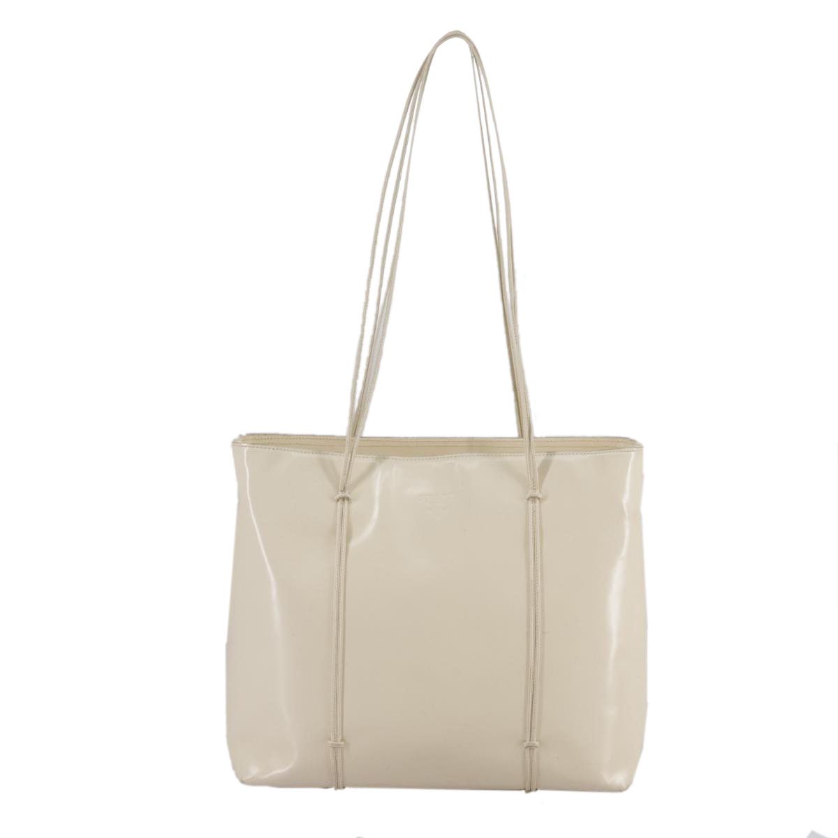Prada White Patent Leather Tote Bag (Pre-Owned) Size ONE SIZE - 19 Thumbnail