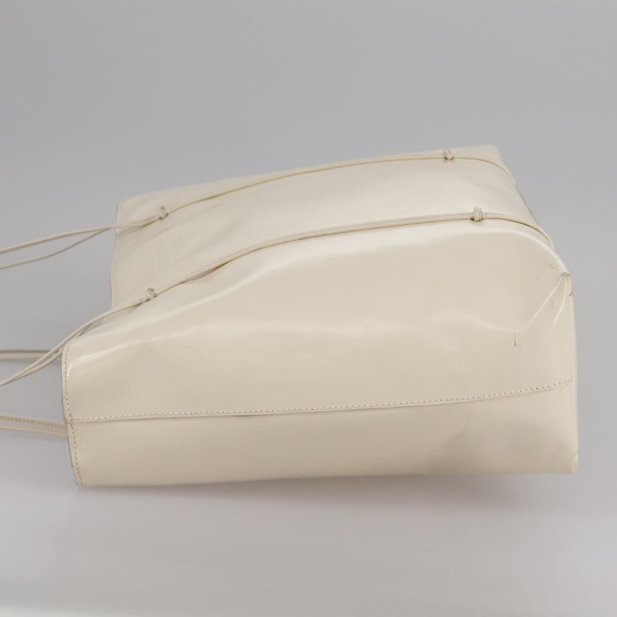 Prada White Patent Leather Tote Bag (Pre-Owned) Size ONE SIZE - 3 Thumbnail