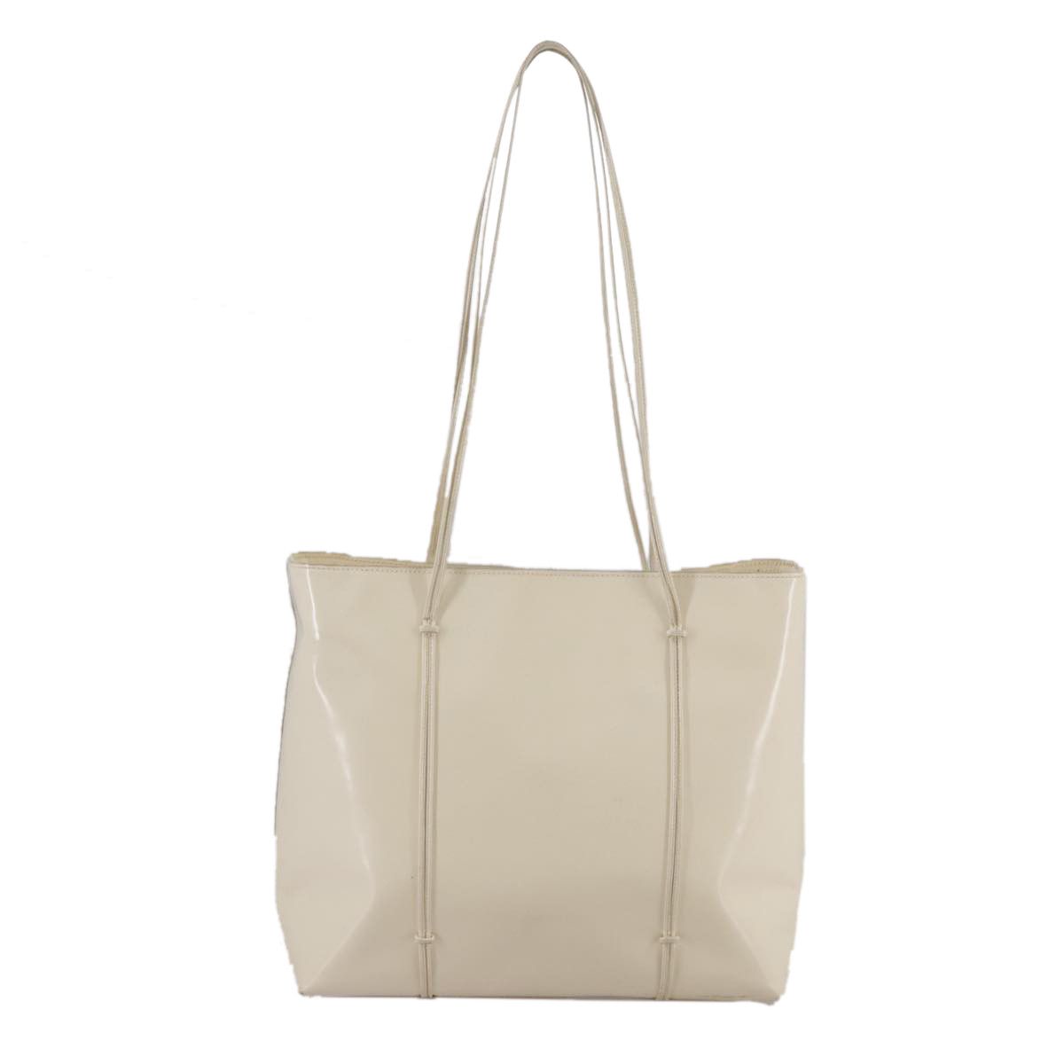 Prada White Patent Leather Tote Bag (Pre-Owned) Size ONE SIZE - 2 Thumbnail