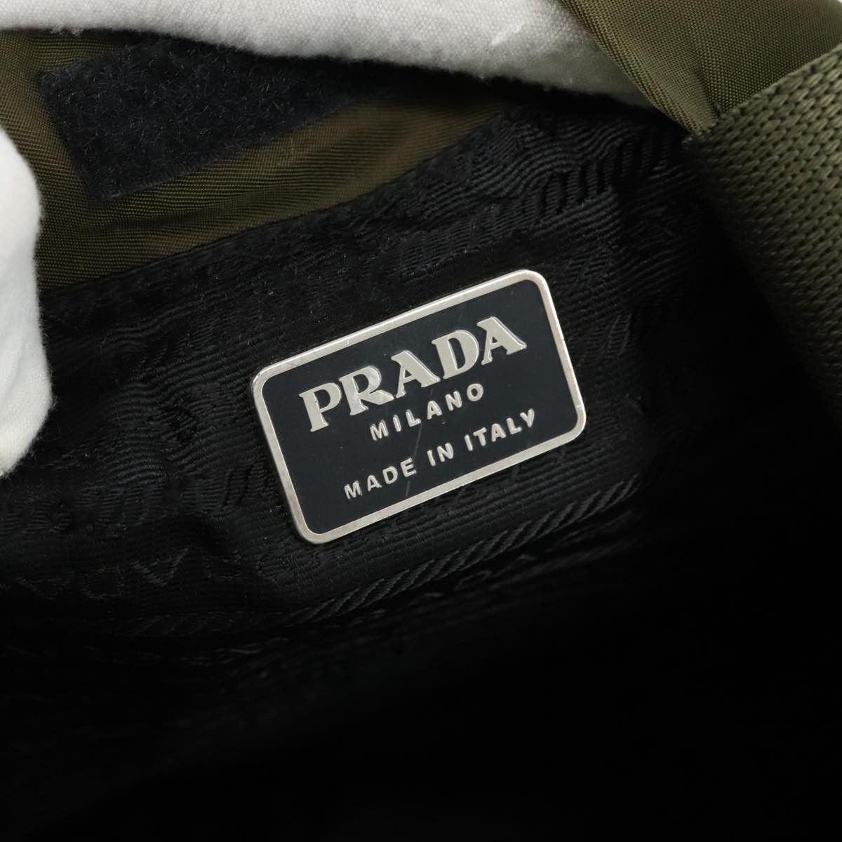 Prada Re-Nylon Khaki Synthetic Tote Bag (Pre-Owned) Size ONE SIZE - 13 Thumbnail