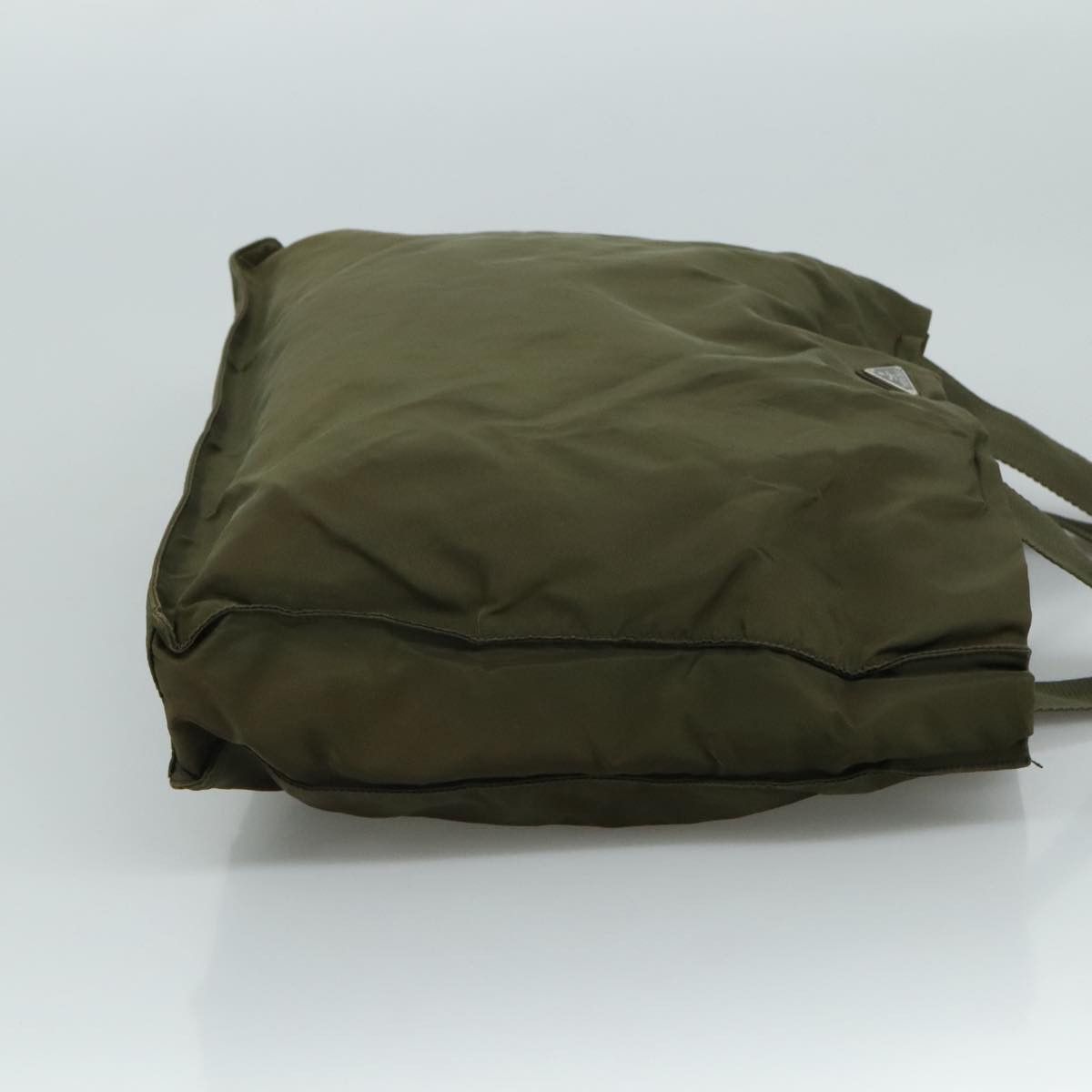 Prada Re-Nylon Khaki Synthetic Tote Bag (Pre-Owned) Size ONE SIZE - 3 Thumbnail