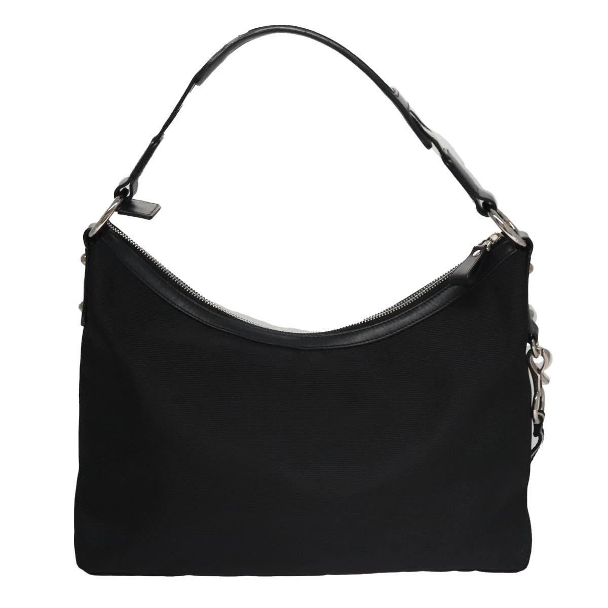 Bally Black Canvas Shoulder Bag (Pre-Owned) Size ONE SIZE - 2 Thumbnail