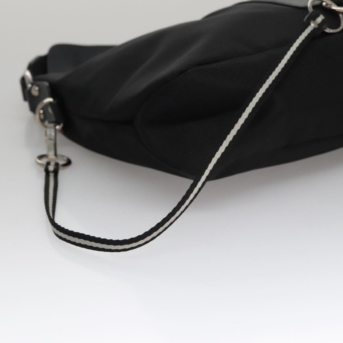 Bally Black Canvas Shoulder Bag (Pre-Owned) Size ONE SIZE - 18 Thumbnail