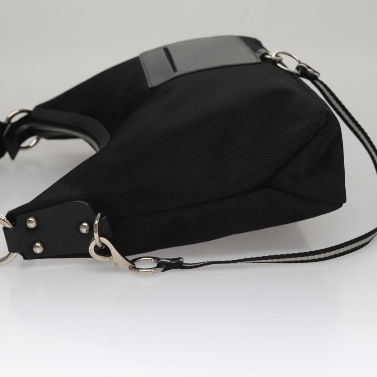 Bally Black Canvas Shoulder Bag (Pre-Owned) Size ONE SIZE - 4 Thumbnail