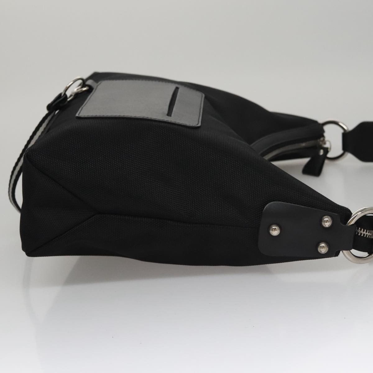 Bally Black Canvas Shoulder Bag (Pre-Owned) Size ONE SIZE - 3 Thumbnail