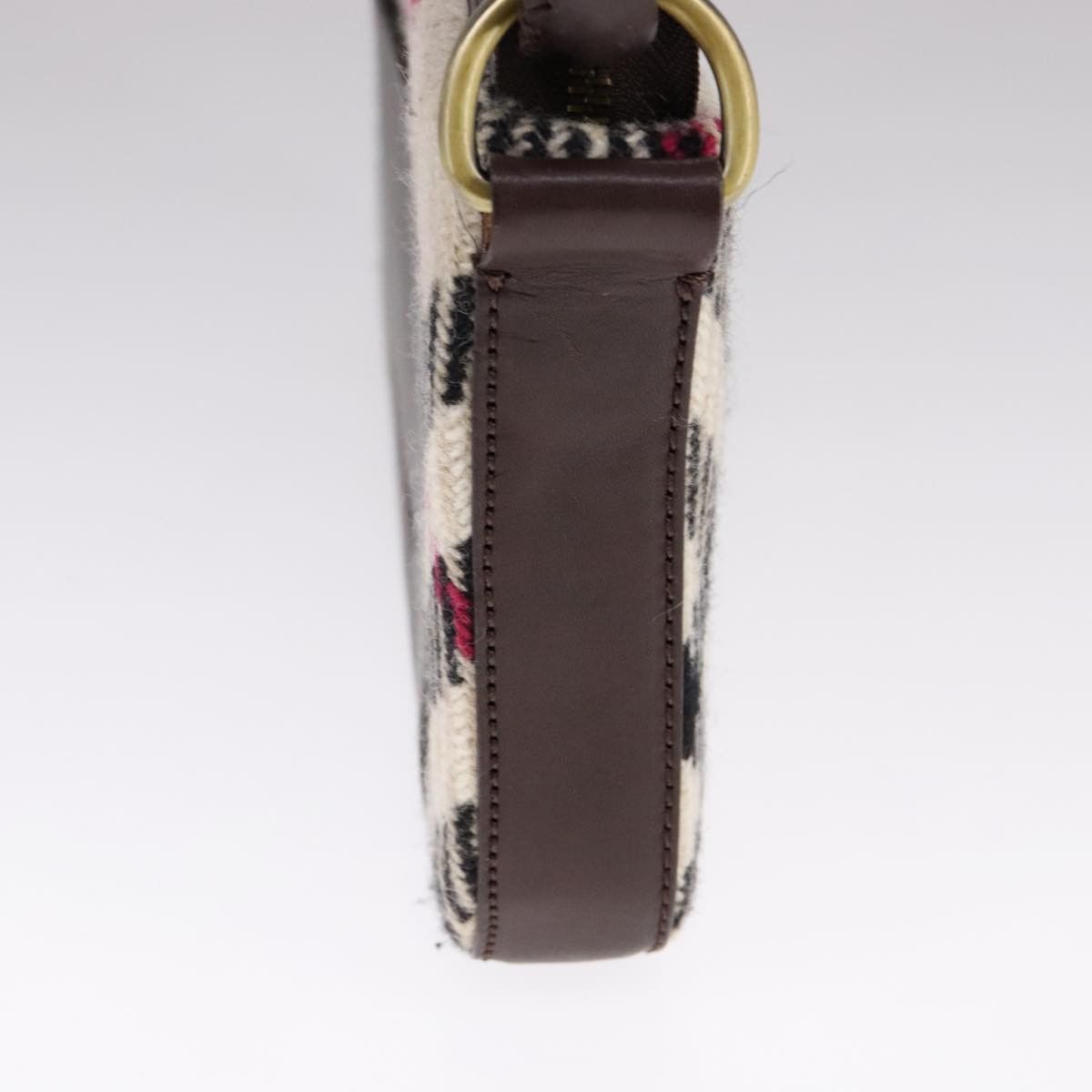 Burberry Nova Check Beige Wool Shoulder Bag (Pre-Owned) Size ONE SIZE - 4 Thumbnail