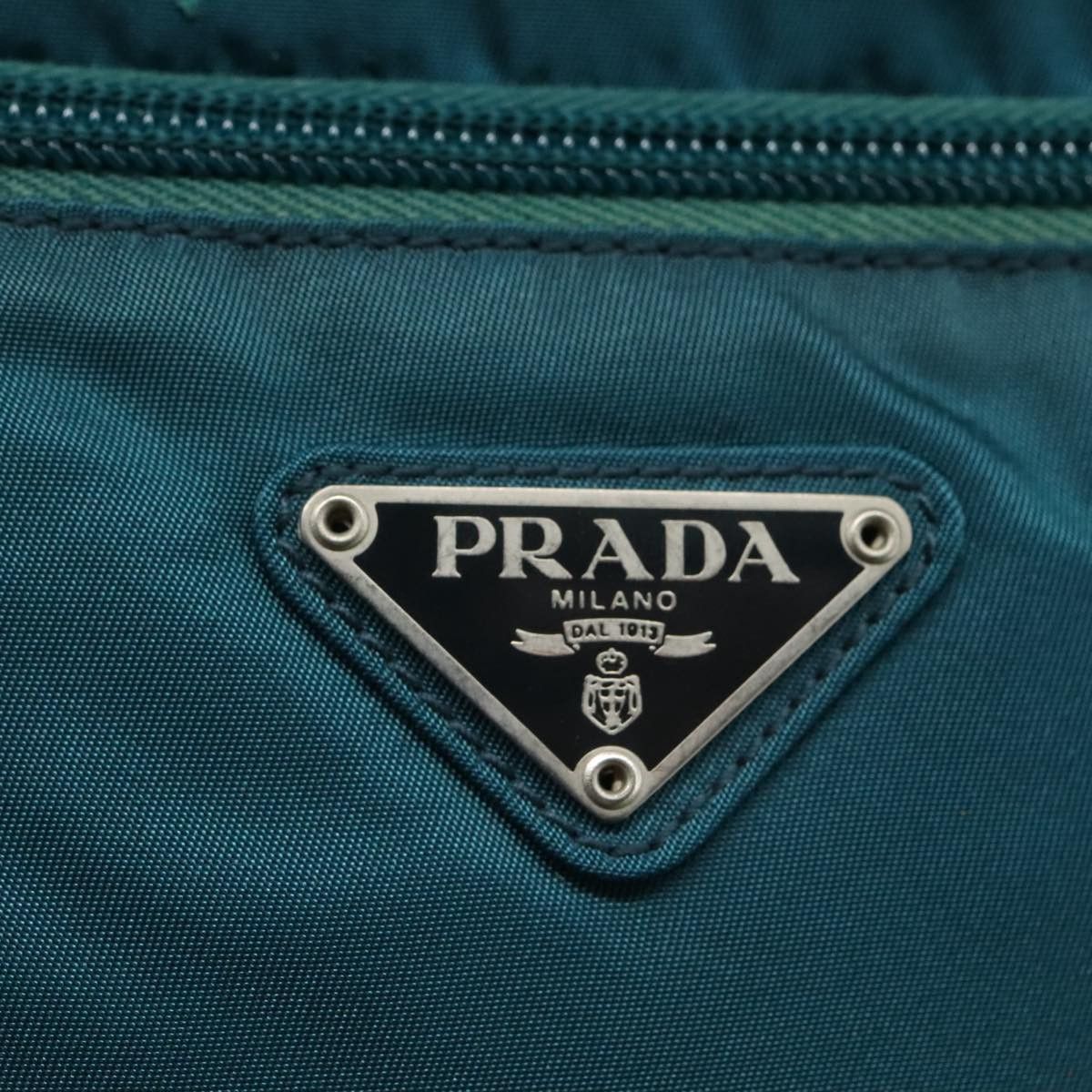 Prada Re-Nylon Blue Canvas Tote Bag (Pre-Owned) Size ONE SIZE - 14 Thumbnail