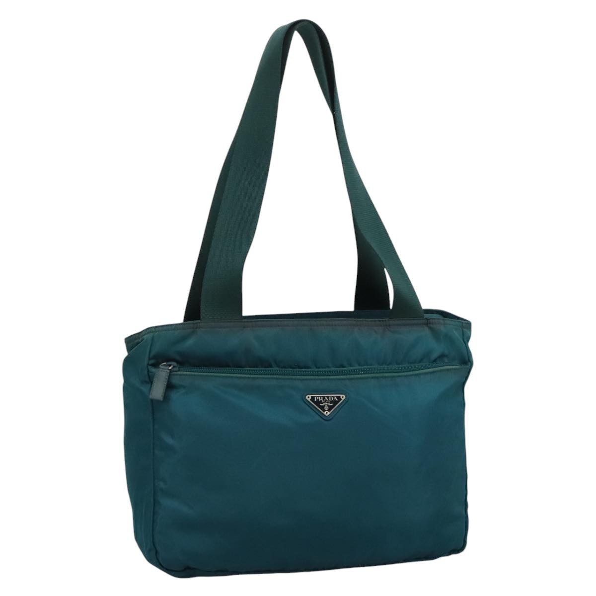 Prada Re-Nylon Blue Canvas Tote Bag (Pre-Owned) Size ONE SIZE - 17 Thumbnail