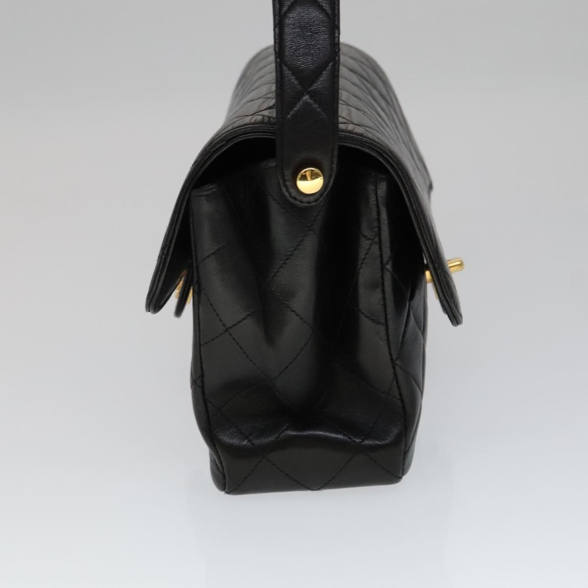Chanel Timeless/Classique Black Leather Handbag (Pre-Owned) Size ONE SIZE - 3 Thumbnail