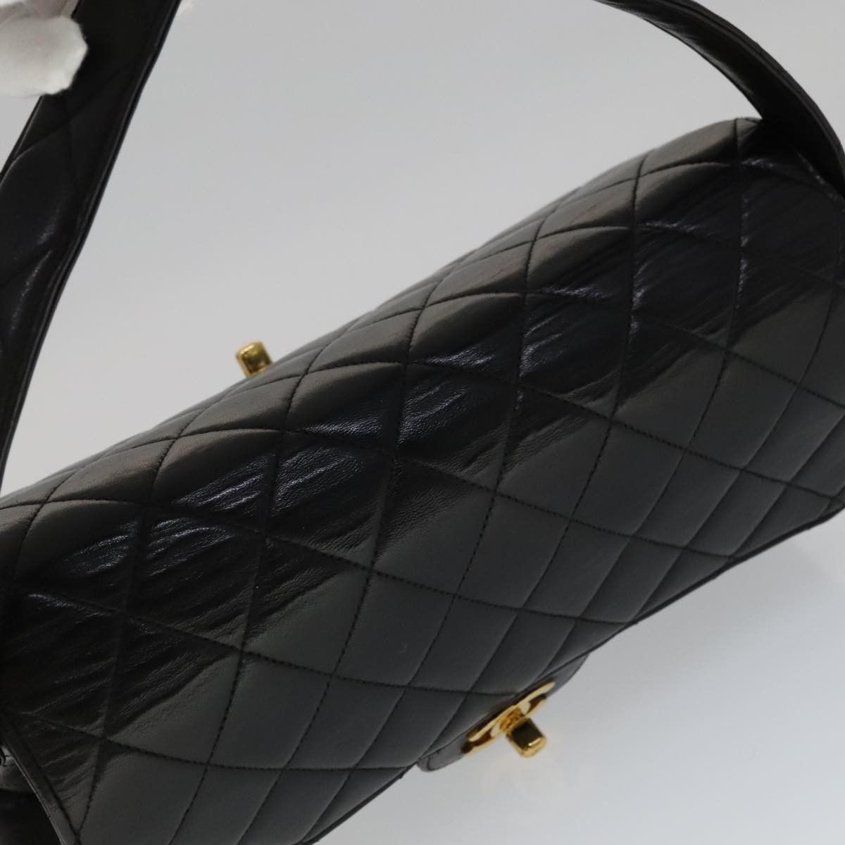 Chanel Timeless/Classique Black Leather Handbag (Pre-Owned) Size ONE SIZE - 18 Thumbnail