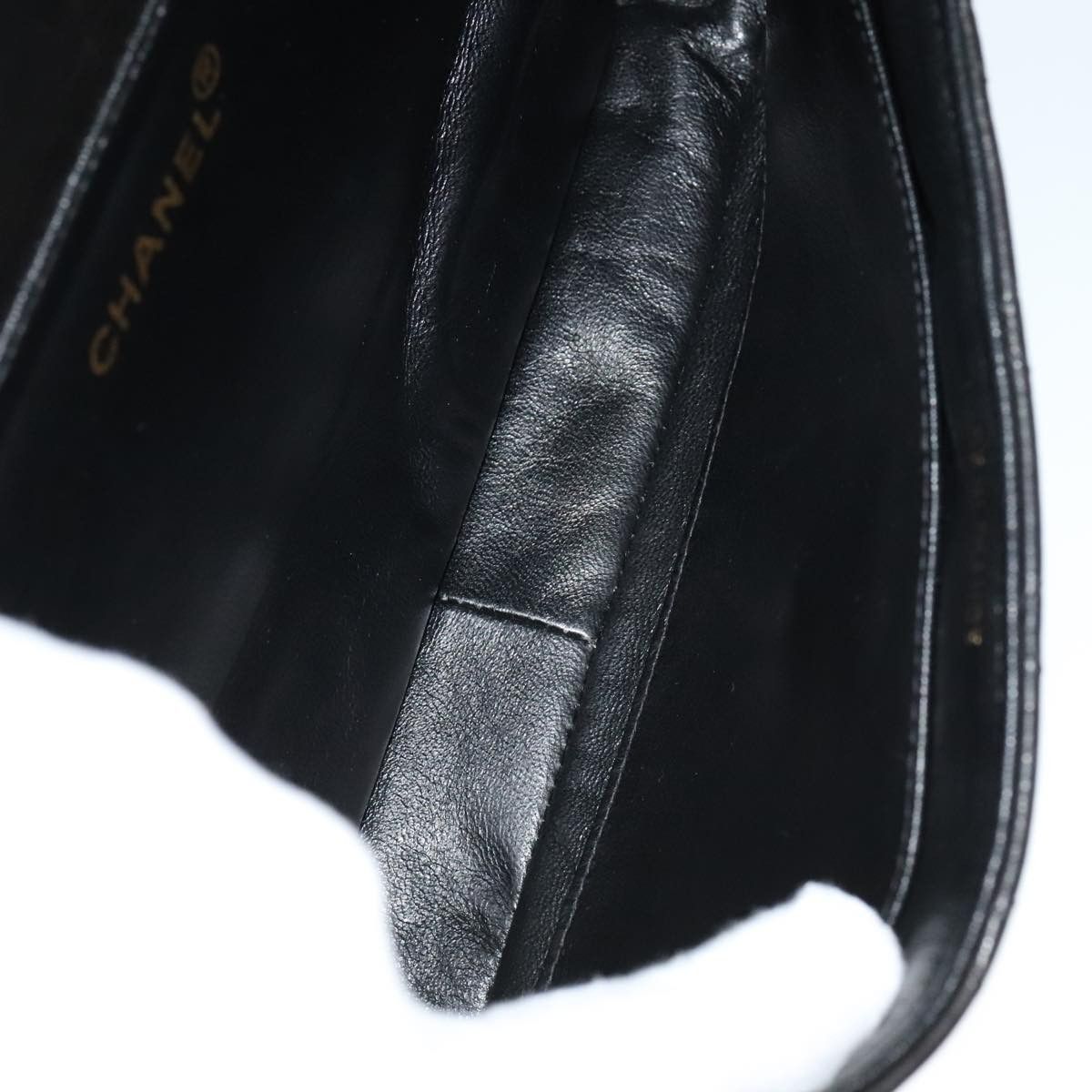 Chanel Timeless/Classique Black Leather Handbag (Pre-Owned) Size ONE SIZE - 12 Thumbnail