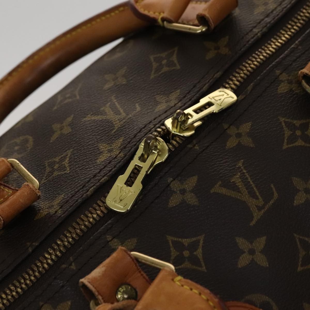 Louis Vuitton Keepall Bandoulière 60 Brown Canvas Travel Bag (Pre-Owned) Size ONE SIZE - 11 Thumbnail