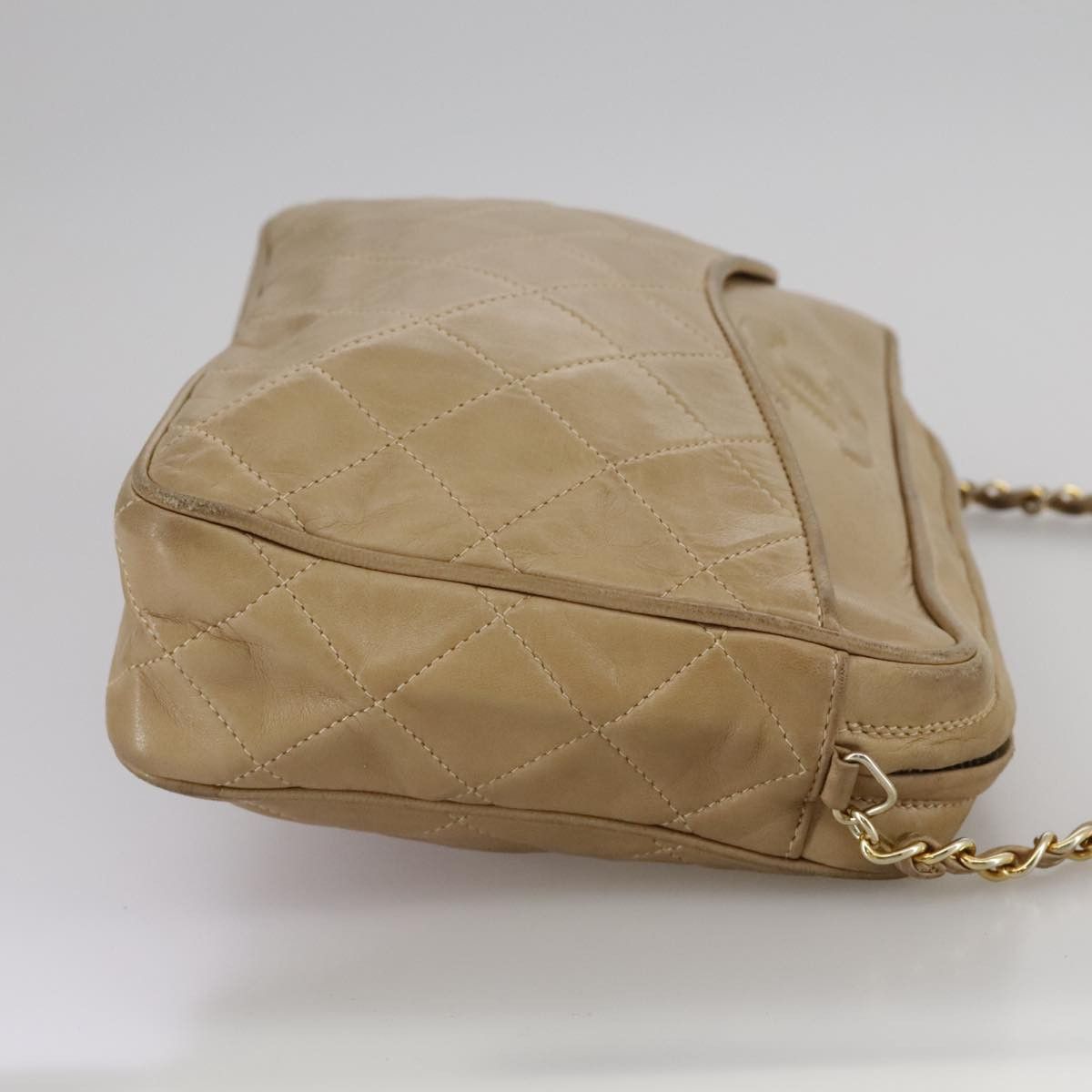Chanel Camera Beige Shearling Shoulder Bag (Pre-Owned) Size ONE SIZE - 4 Thumbnail
