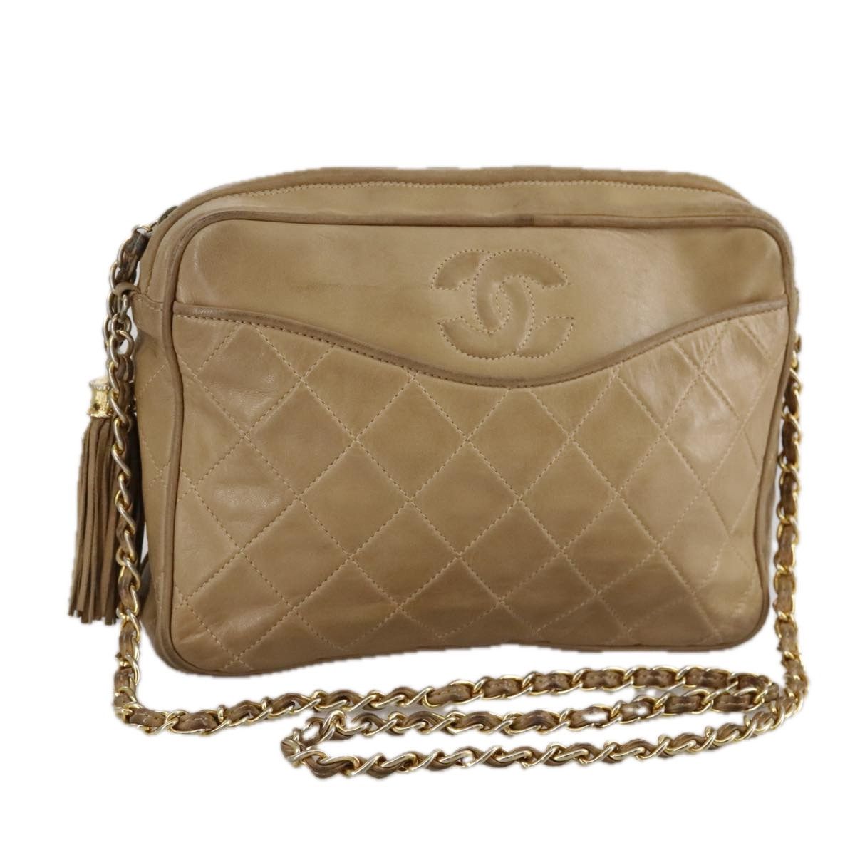 Chanel Camera Beige Shearling Shoulder Bag (Pre-Owned) Size ONE SIZE - 17 Thumbnail