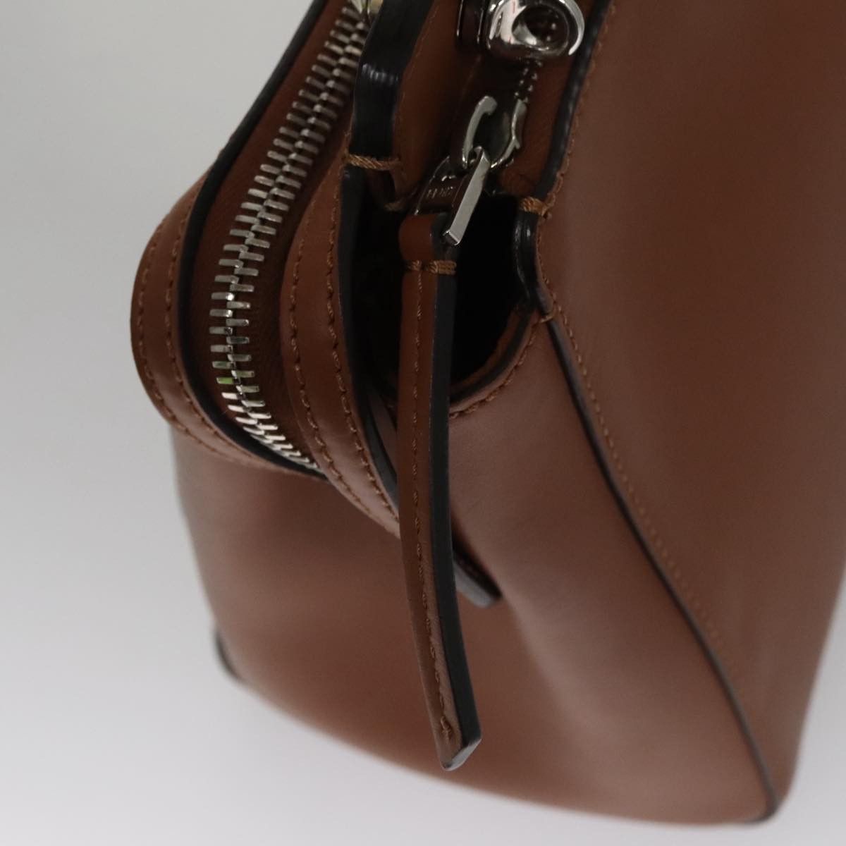 Fendi Dot Com Brown Leather Handbag (Pre-Owned) Size ONE SIZE - 13 Thumbnail