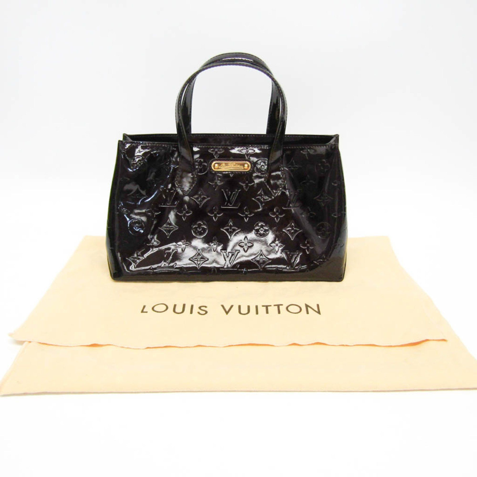 Louis Vuitton Wilshire Burgundy Patent Leather Handbag (Pre-Owned) Size ONE SIZE - 10 Thumbnail