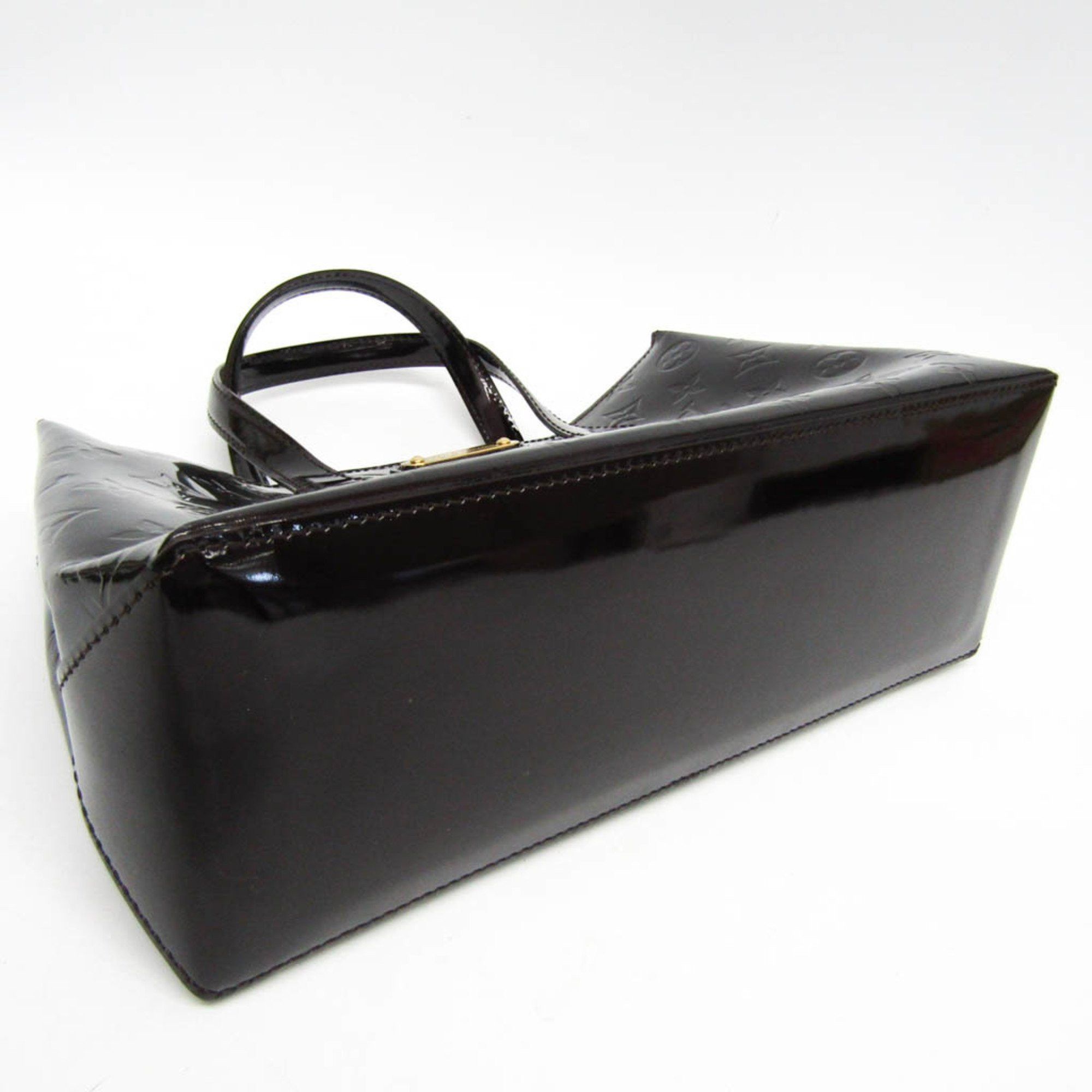 Louis Vuitton Wilshire Burgundy Patent Leather Handbag (Pre-Owned) Size ONE SIZE - 5 Thumbnail