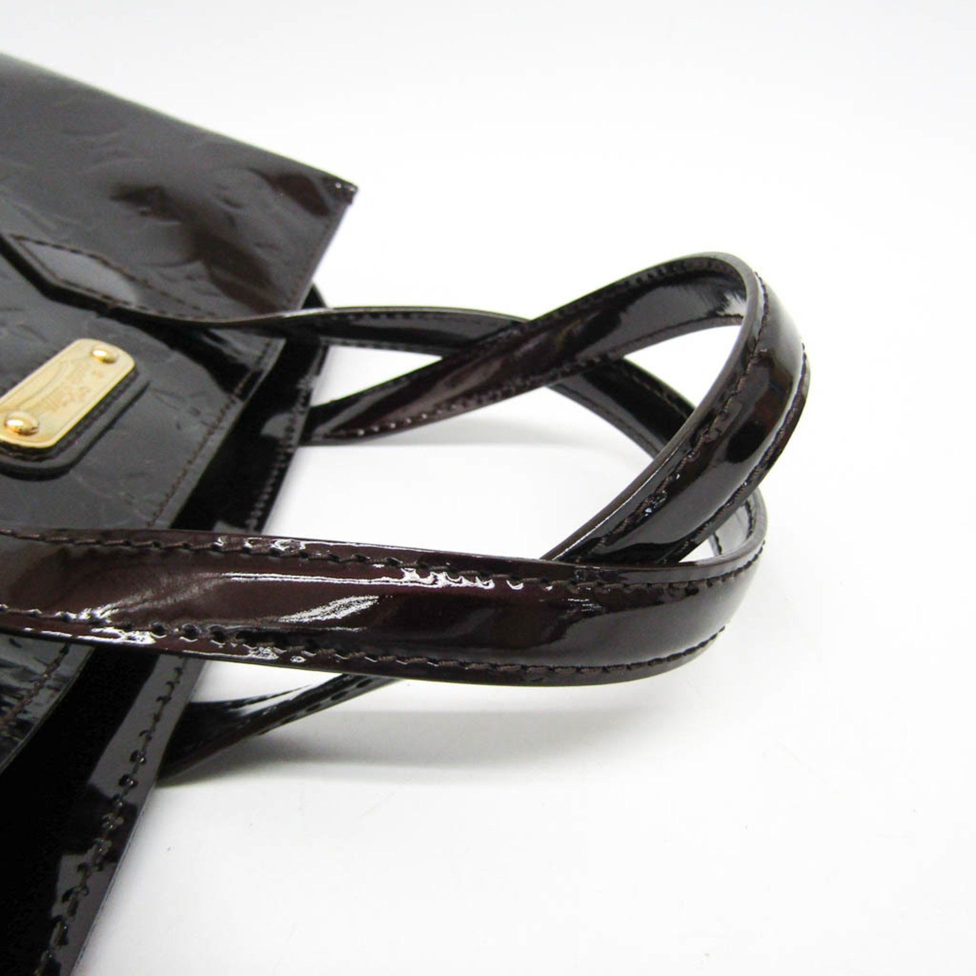 Louis Vuitton Wilshire Burgundy Patent Leather Handbag (Pre-Owned) Size ONE SIZE - 3 Thumbnail