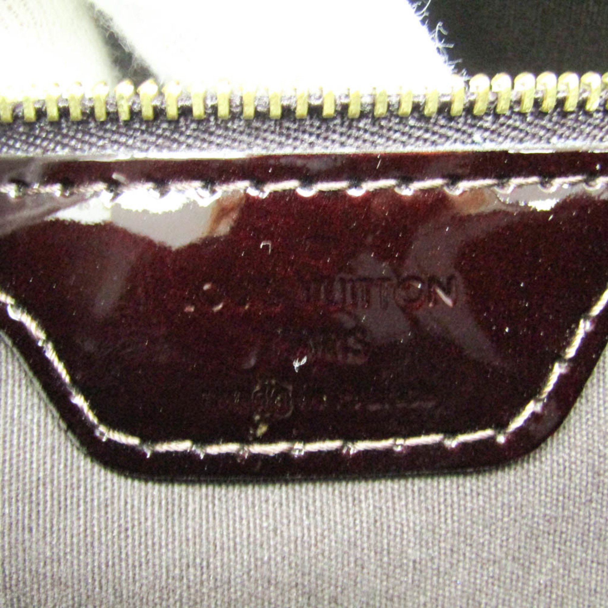 Louis Vuitton Wilshire Burgundy Patent Leather Handbag (Pre-Owned) Size ONE SIZE - 9 Thumbnail