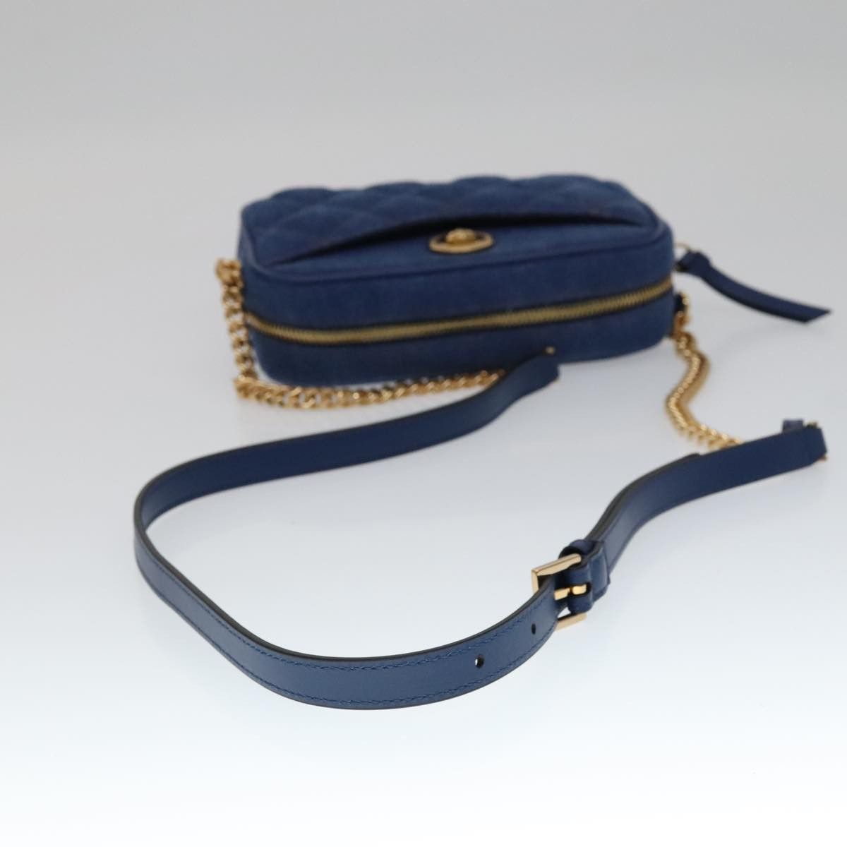 Versace Blue Denim - Jeans Shoulder Bag (Pre-Owned) Size ONE SIZE - 5 Thumbnail
