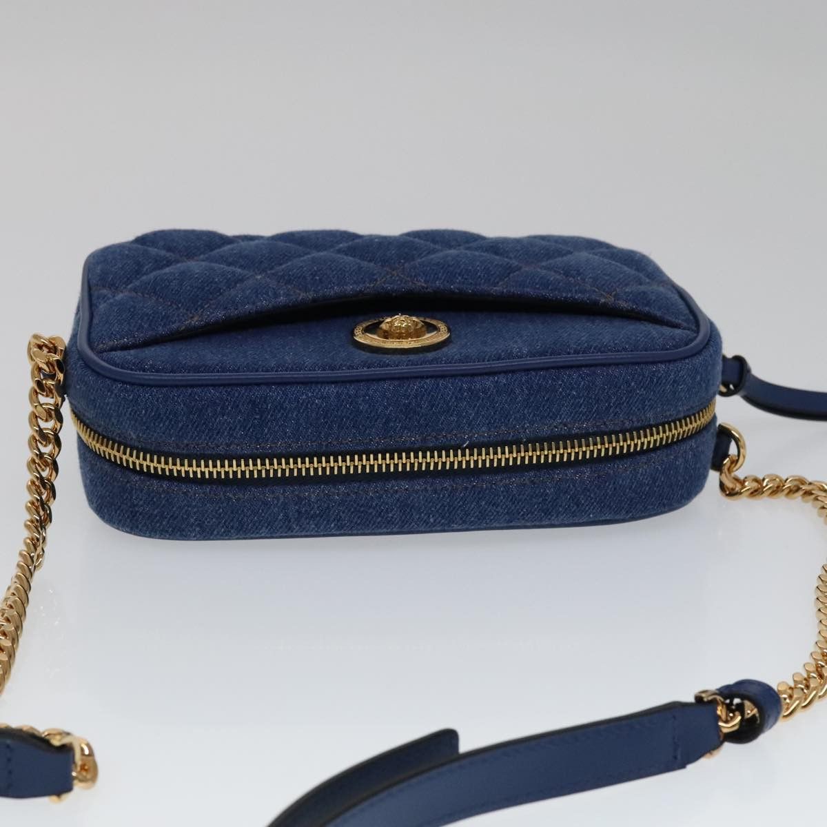 Versace Blue Denim - Jeans Shoulder Bag (Pre-Owned) Size ONE SIZE - 18 Thumbnail