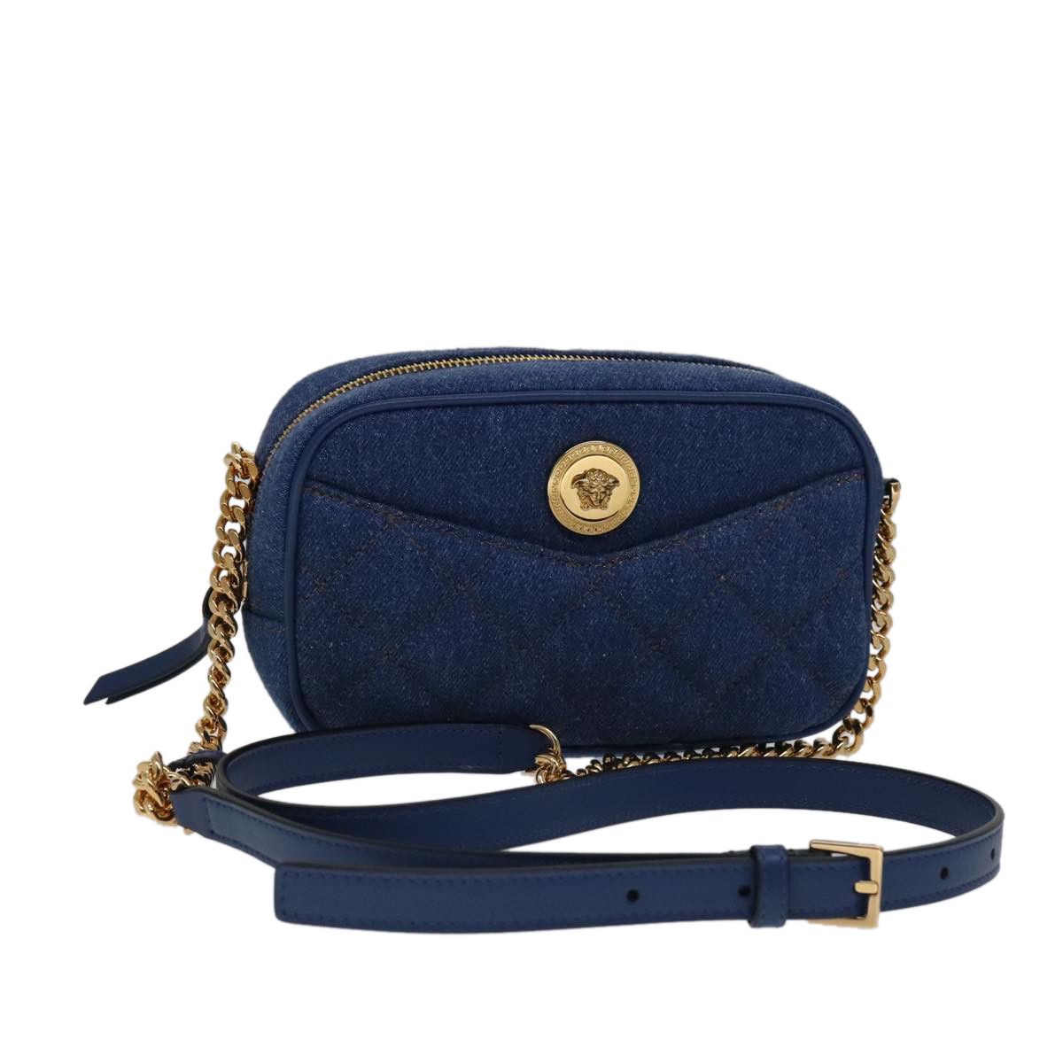 Versace Blue Denim - Jeans Shoulder Bag (Pre-Owned) Size ONE SIZE - 17 Thumbnail