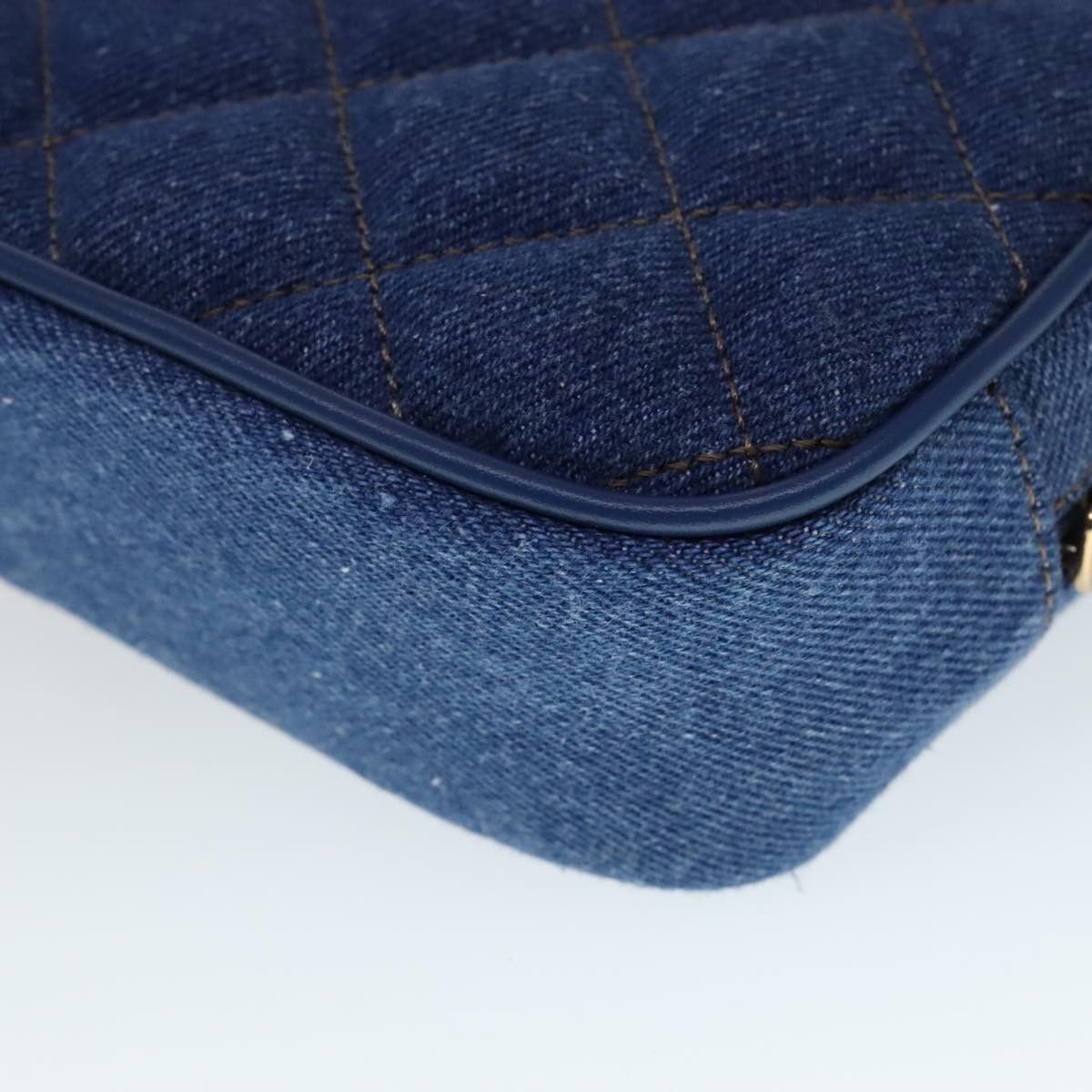 Versace Blue Denim - Jeans Shoulder Bag (Pre-Owned) Size ONE SIZE - 9 Thumbnail