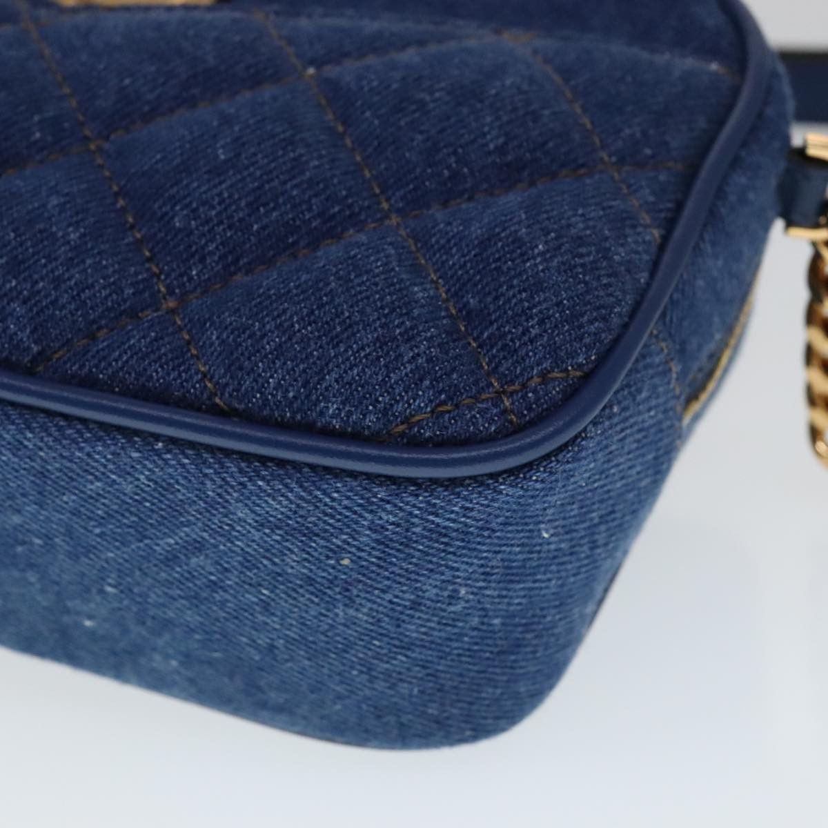 Versace Blue Denim - Jeans Shoulder Bag (Pre-Owned) Size ONE SIZE - 7 Thumbnail