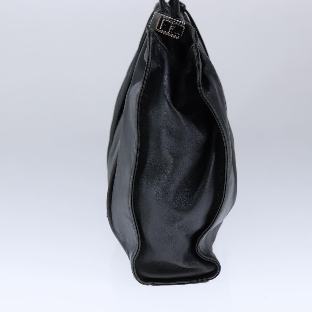 Prada Black Leather Handbag (Pre-Owned) Size ONE SIZE - 3 Thumbnail