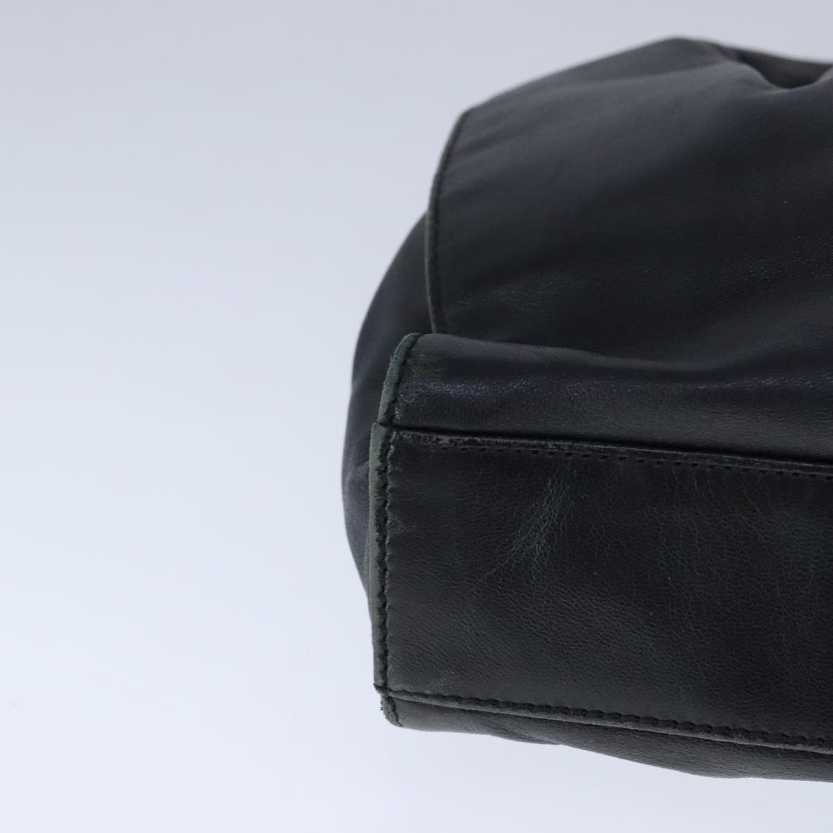 Prada Black Leather Handbag (Pre-Owned) Size ONE SIZE - 7 Thumbnail