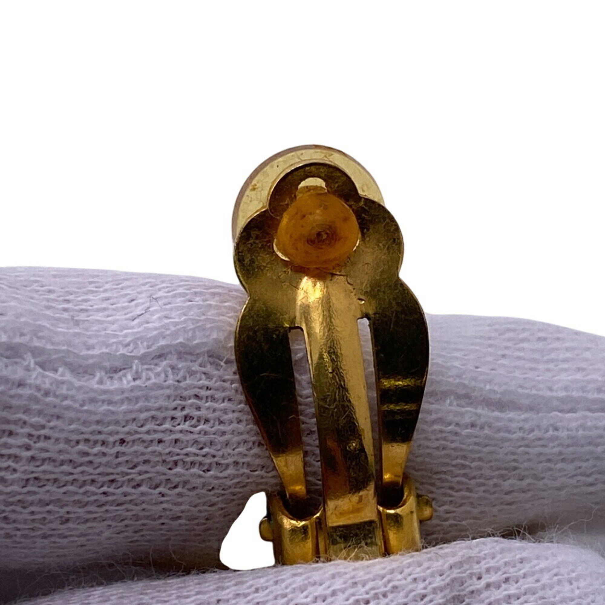 Chanel CHANEL 96A Diamond Coco Mark Earrings Gold Women's Size ONE SIZE - 3 Thumbnail