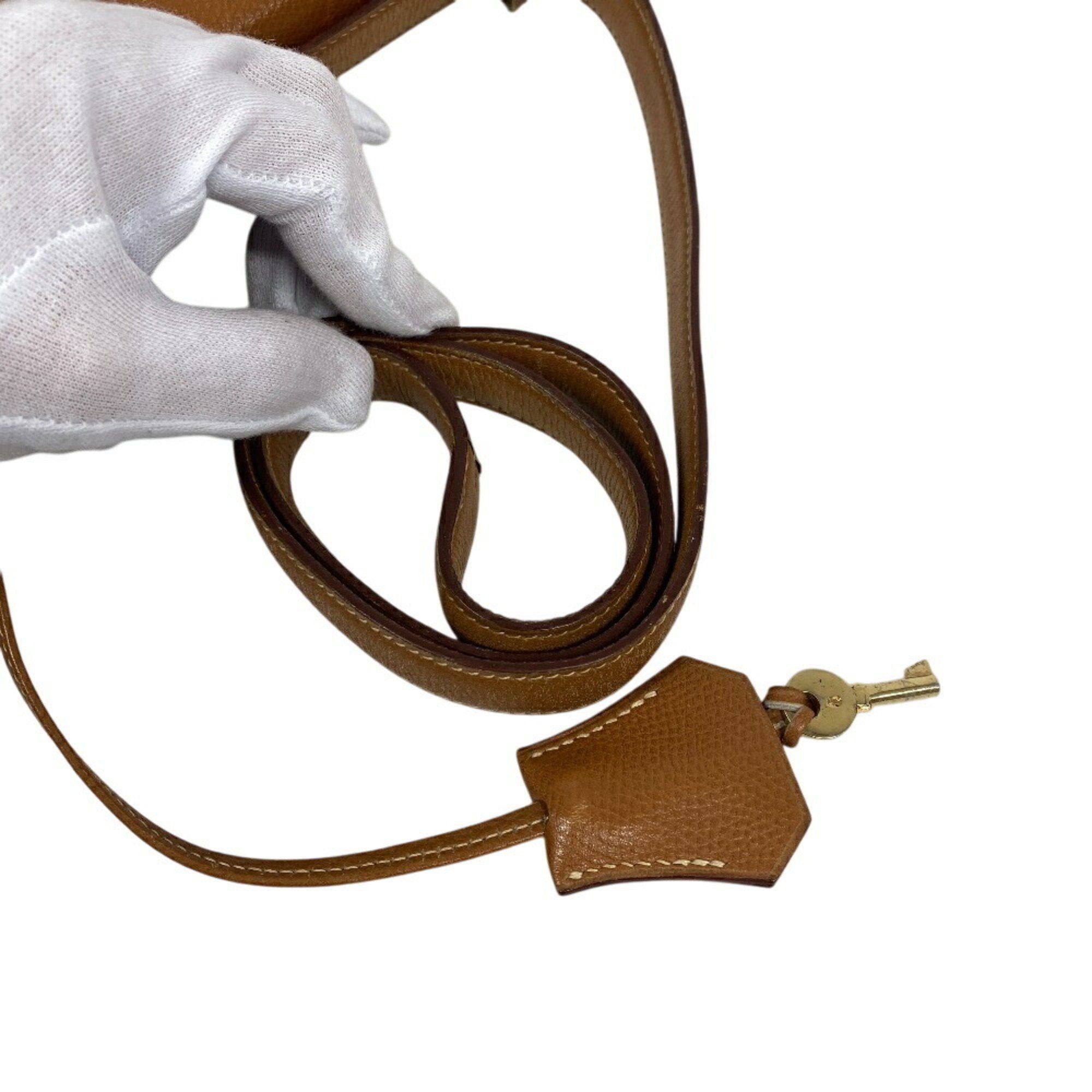 Hermes HERMES Sac A Depeche DPLG Shoulder Bag, Beige, Men's Size ONE SIZE - 3 Thumbnail
