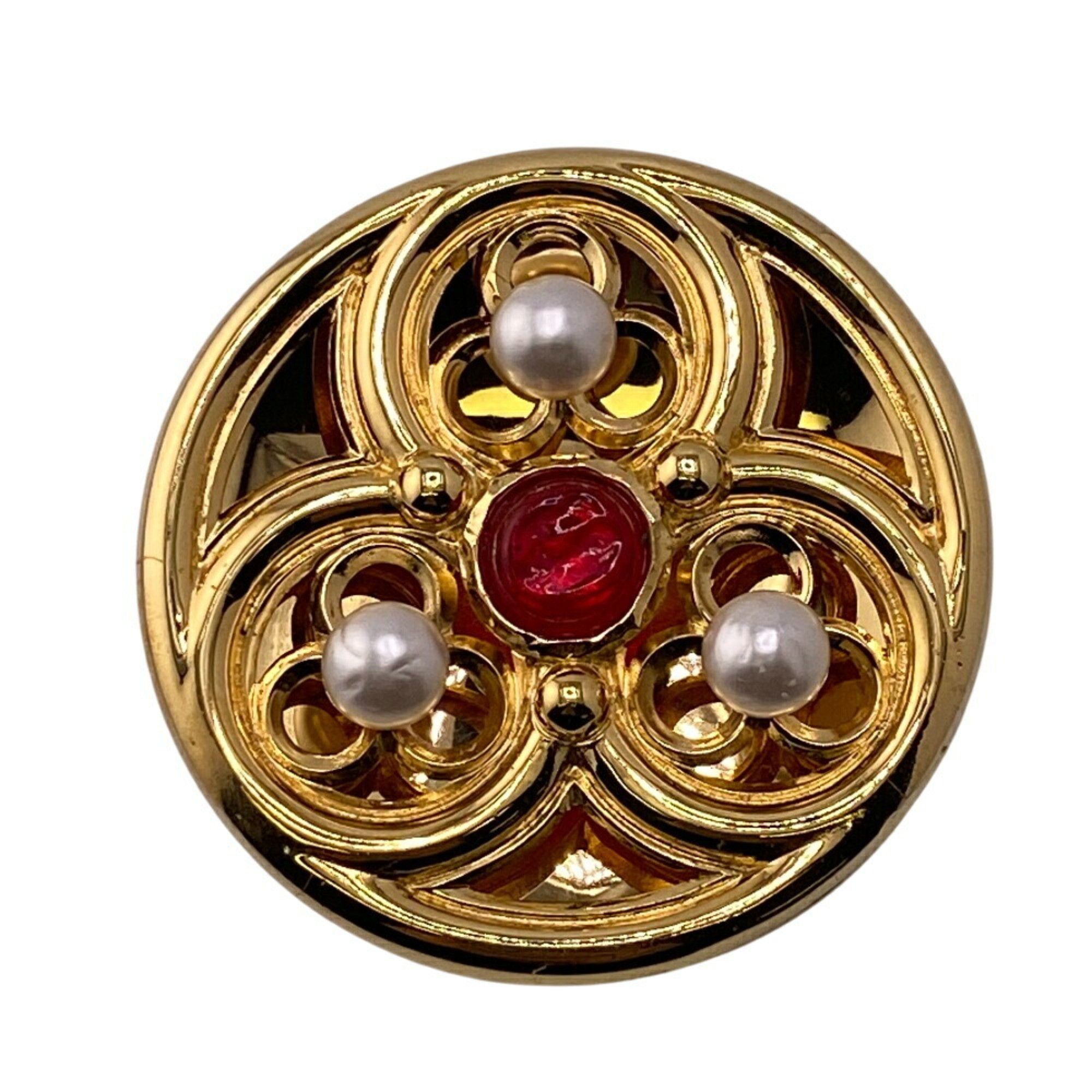 Chanel CHANEL Gripoa Brooch Gold Ladies Size ONE SIZE - 6 Thumbnail