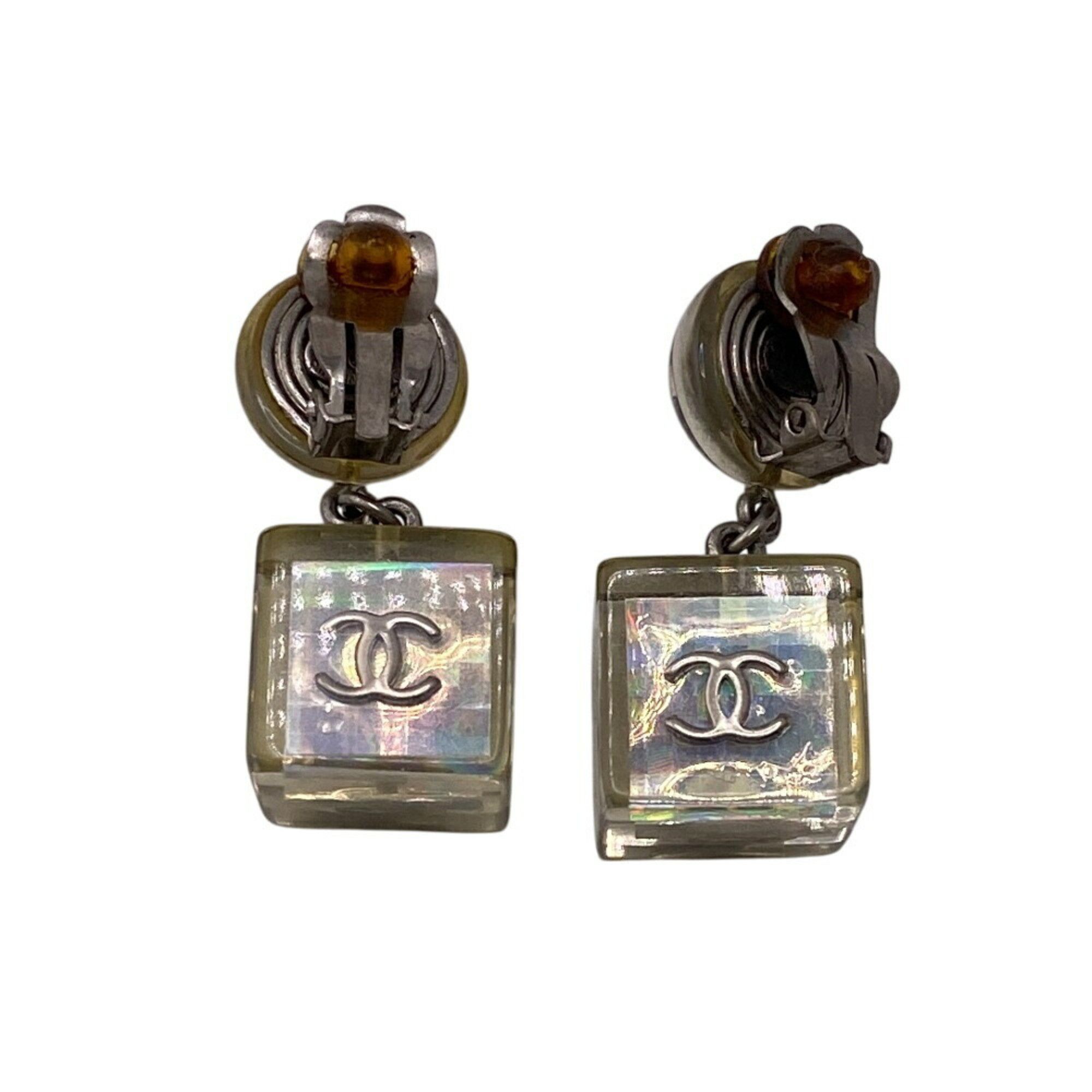 Chanel CHANEL Coco Mark No.5 Earrings for Men and Women, Silver Size ONE SIZE - 12 Thumbnail