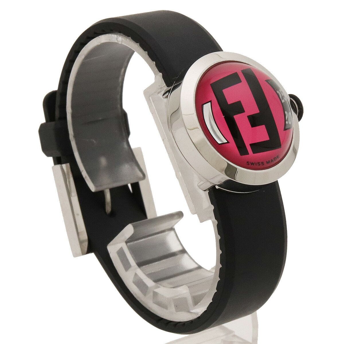 Fendi Fendi Pink Dial Boostra Quartz Watch 8010L Metal Quartz