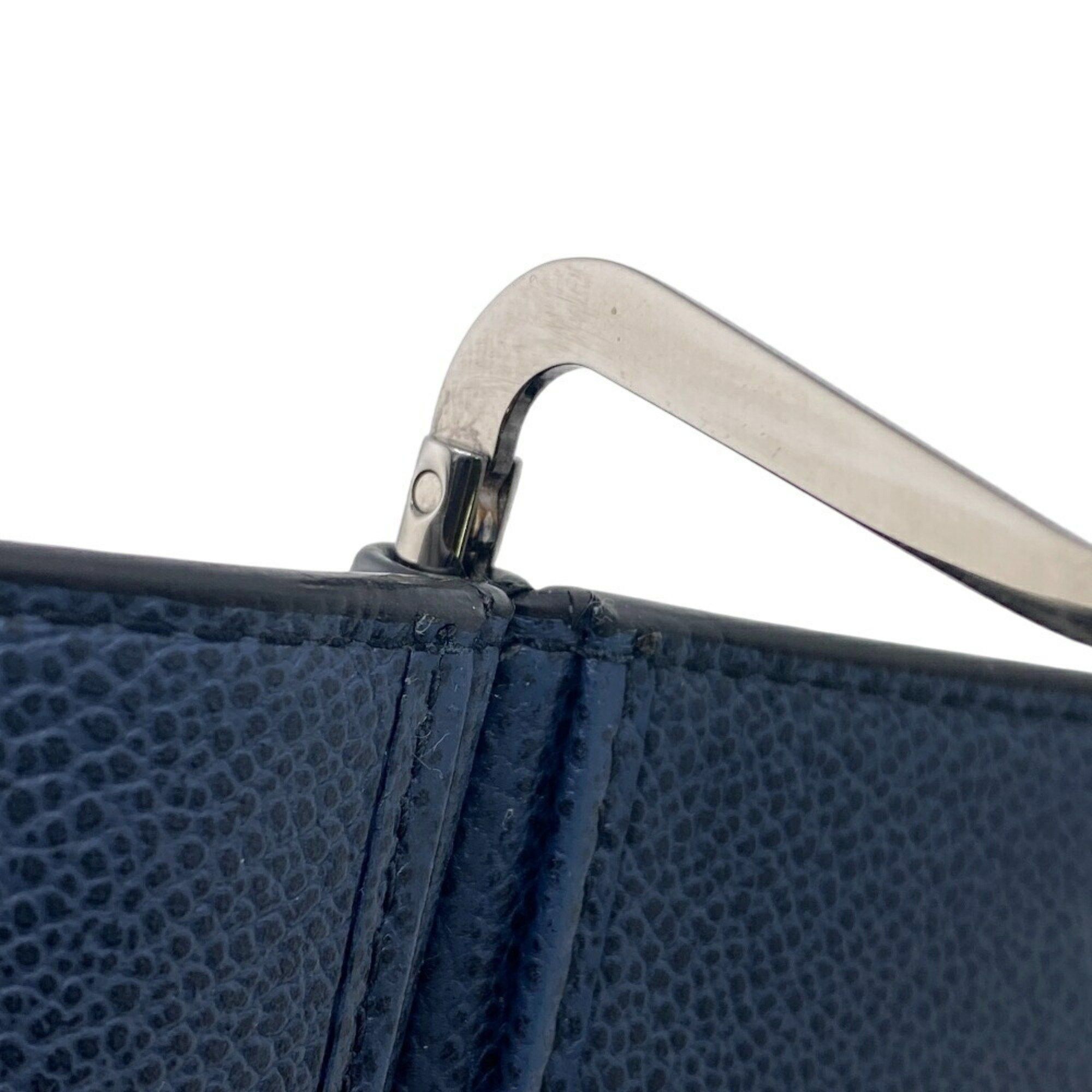 PRADA 2MN077 Business Card Holder/Card Case Saffiano Leather Money Clip Black Men's