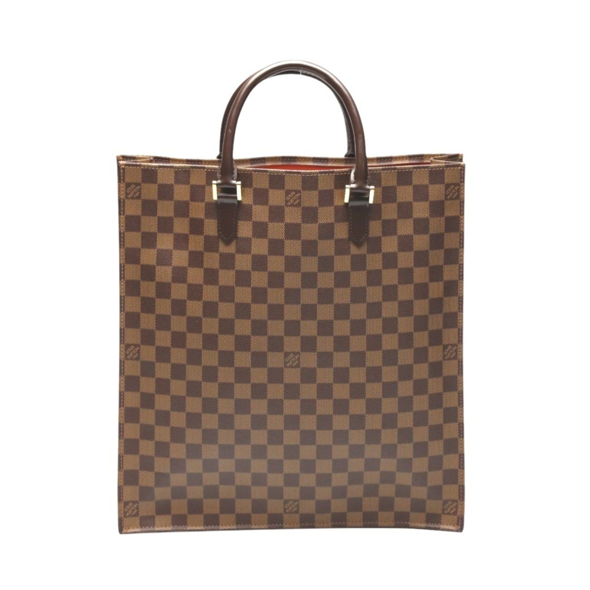 Louis Vuitton Louis Vuitton Handbag Tote Bag Damier Sac Plat Canvas N51140 Ebene LV Size ONE SIZE - 2 Thumbnail