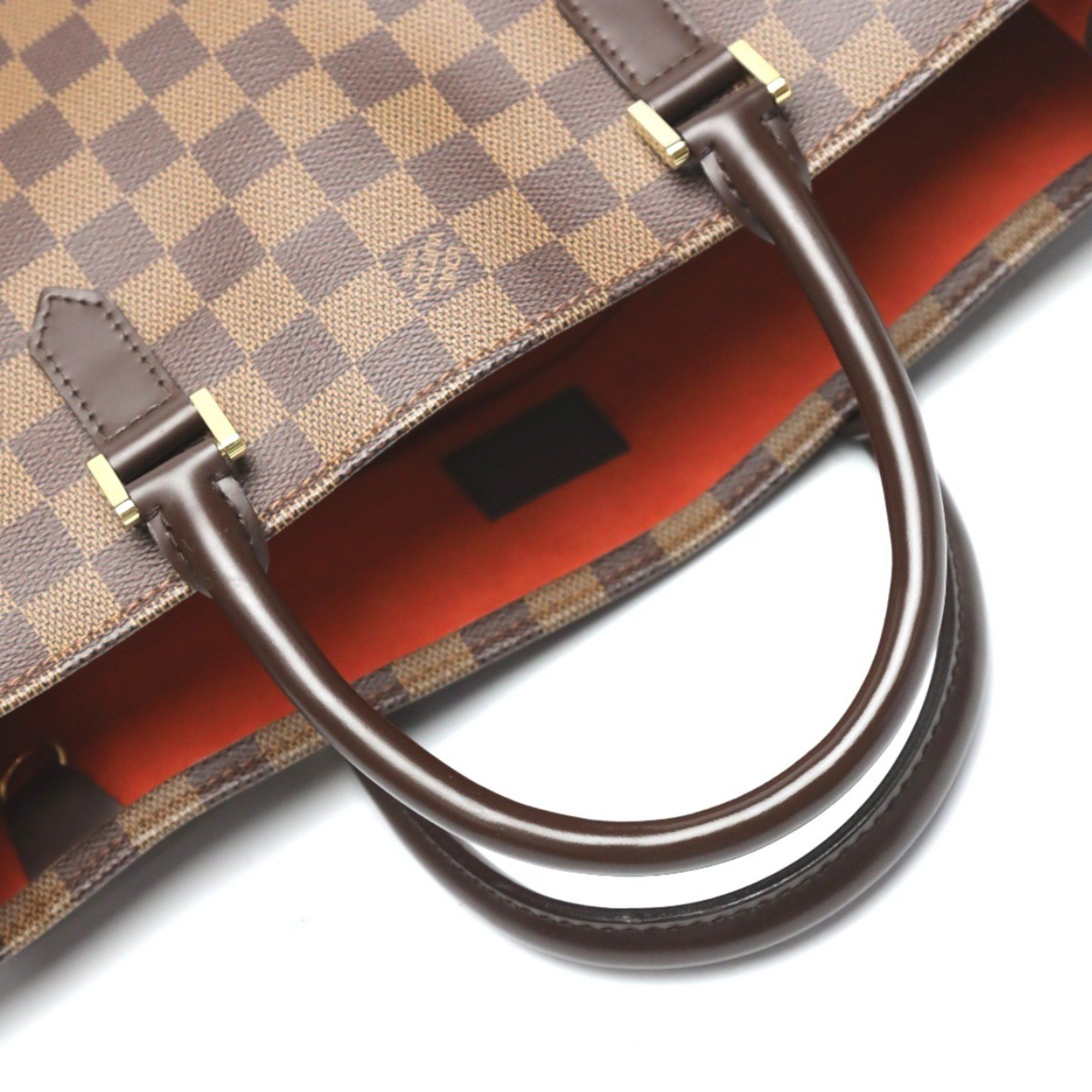 Louis Vuitton Louis Vuitton Handbag Tote Bag Damier Sac Plat Canvas N51140 Ebene LV Size ONE SIZE - 10 Thumbnail