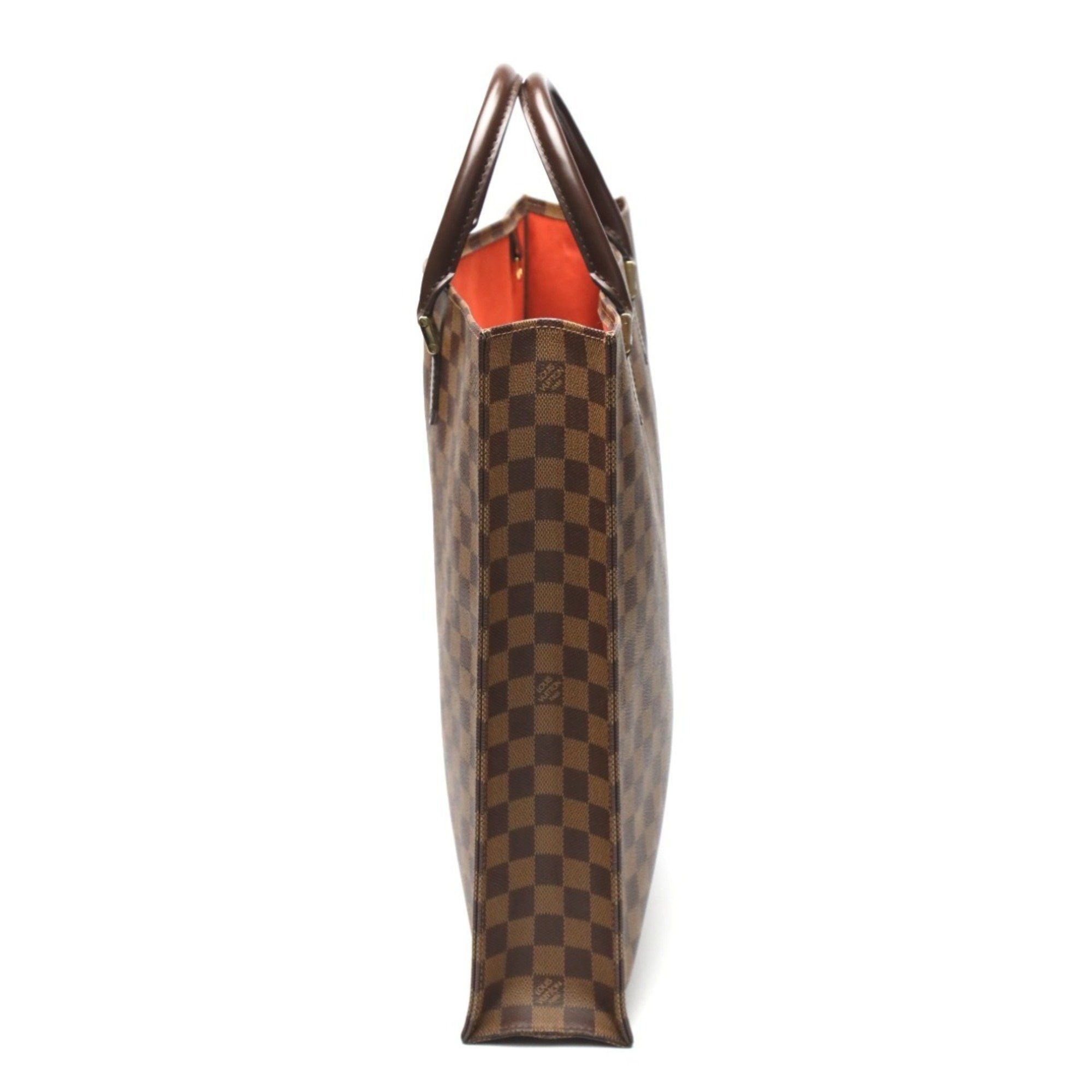 Louis Vuitton Louis Vuitton Handbag Tote Bag Damier Sac Plat Canvas N51140 Ebene LV Size ONE SIZE - 3 Thumbnail