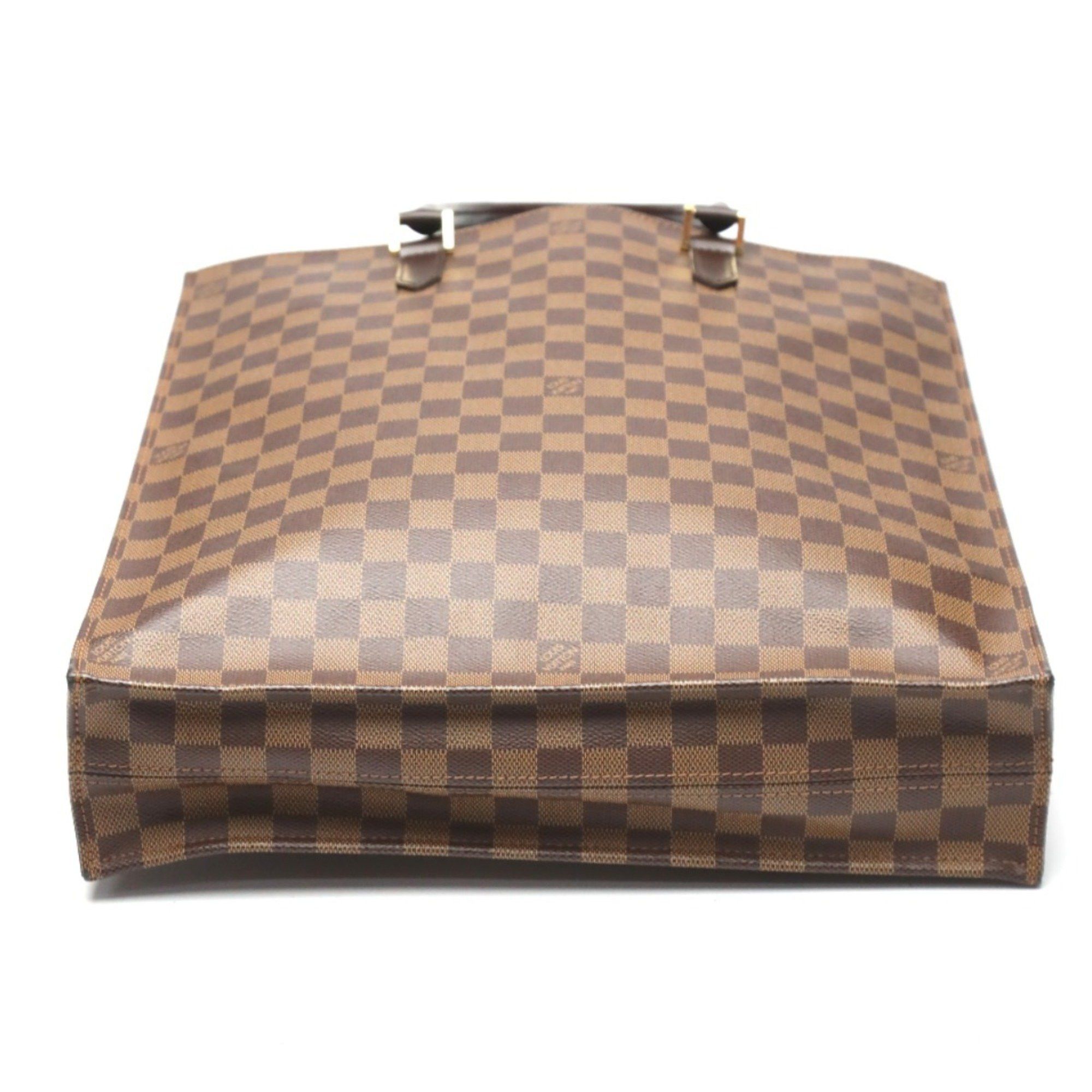 Louis Vuitton Louis Vuitton Handbag Tote Bag Damier Sac Plat Canvas N51140 Ebene LV Size ONE SIZE - 5 Thumbnail