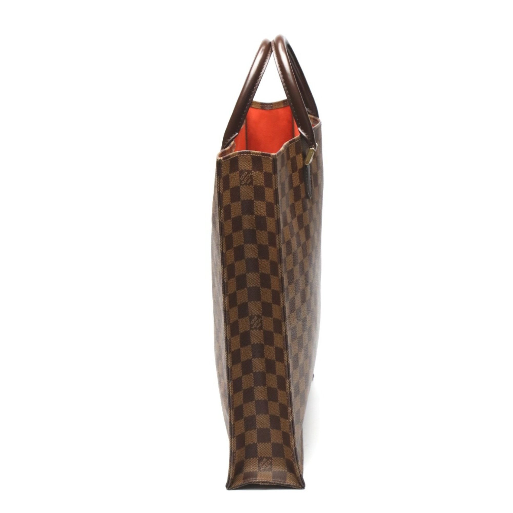 Louis Vuitton Louis Vuitton Handbag Tote Bag Damier Sac Plat Canvas N51140 Ebene LV Size ONE SIZE - 4 Thumbnail