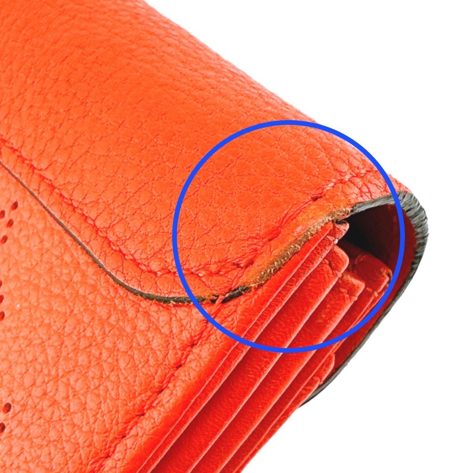Louis Vuitton Louis Vuitton Long Wallet Portefeuille Iris Mahina Bi-fold Monogram M58161 Corail LV Size ONE SIZE - 8 Thumbnail