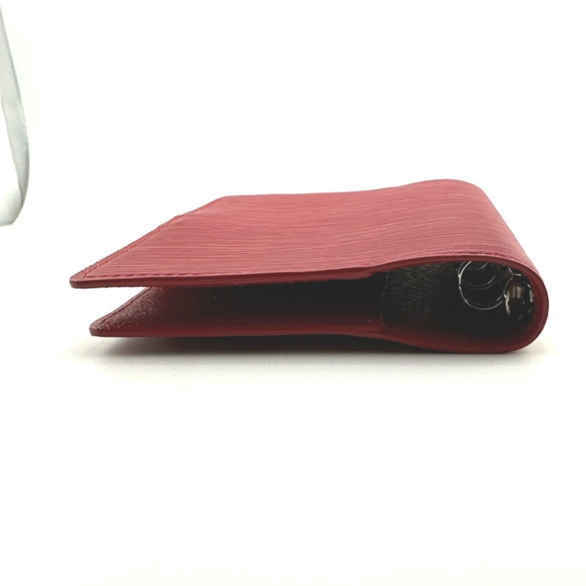 Louis Vuitton Louis Vuitton Notebook Cover Epi Agenda PM Leather R2005E Red LV Size ONE SIZE - 8 Thumbnail