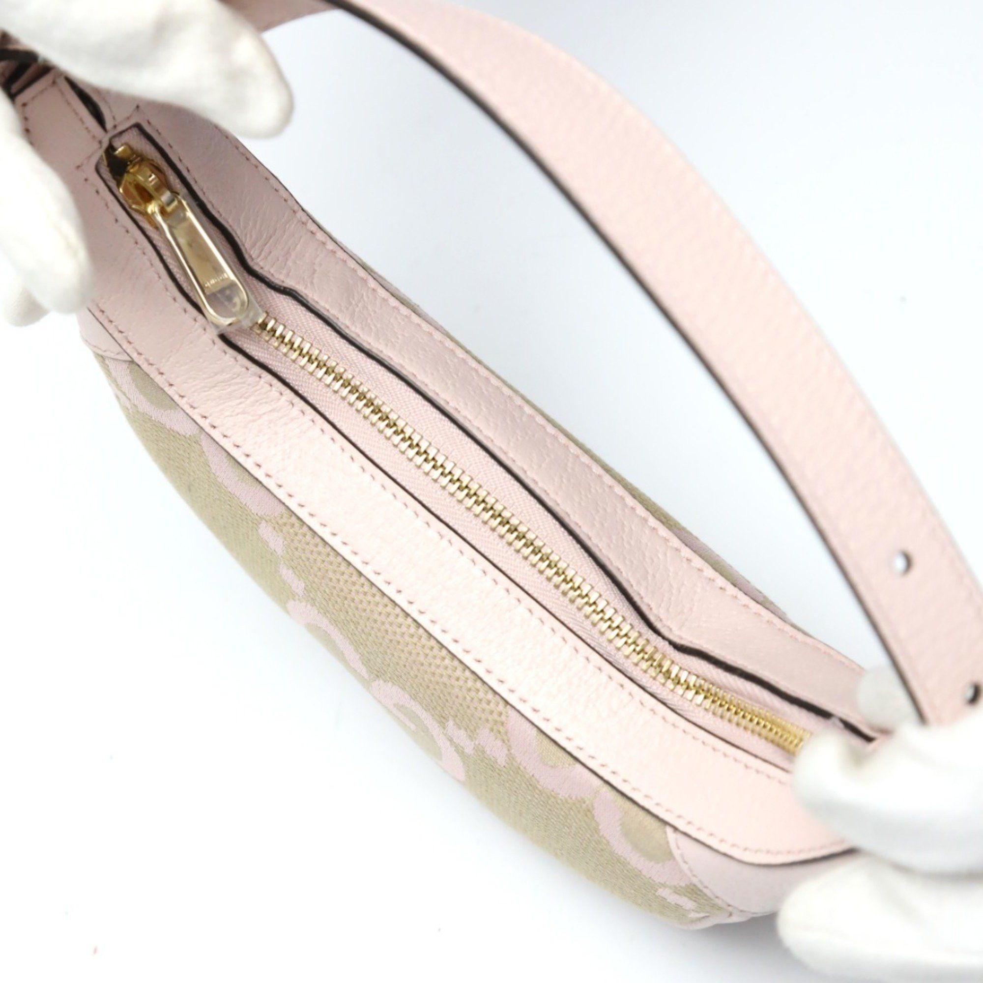 Gucci GUCCI Handbag Ophidia Jumbo GG Bag Canvas ?658551 Pink Size ONE SIZE - 10 Thumbnail